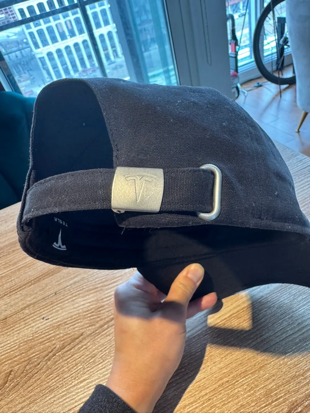 Authentic Tesla Black Baseball Cap image indicator(2)