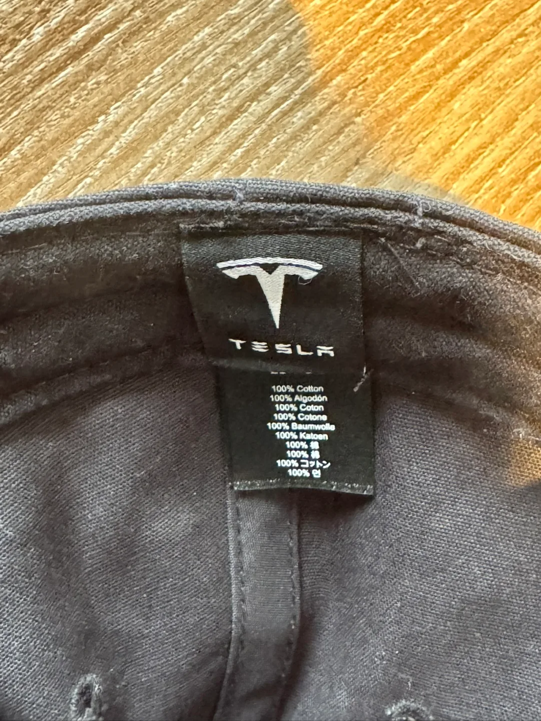 Authentic Tesla Black Baseball Cap image indicator(3)