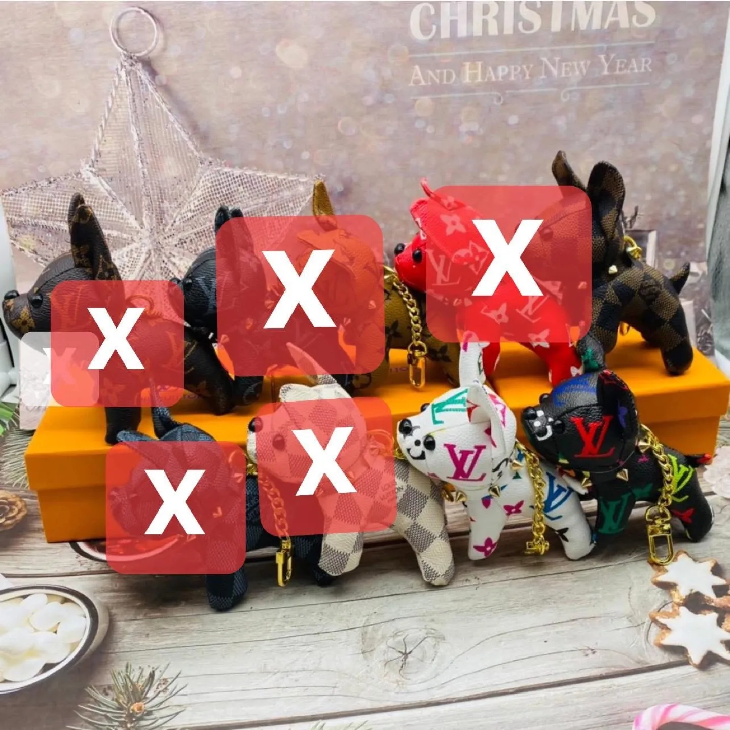 Inspired Louis Vuitton Keychain Set - Multiple Designs image indicator(7)