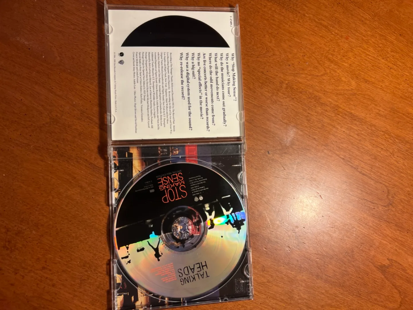 Talking Heads Stop Making Sense Special New Edition CD image indicator(2)