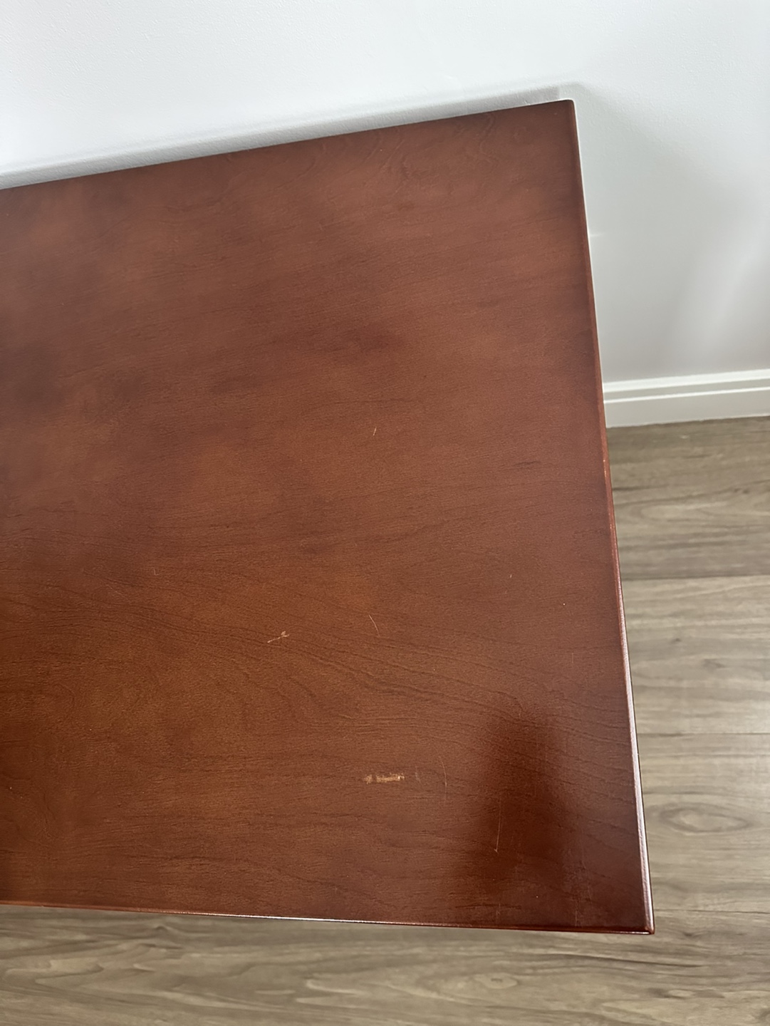 50" Dark Brown Wood TV Stand with Glass Doors - photo 3