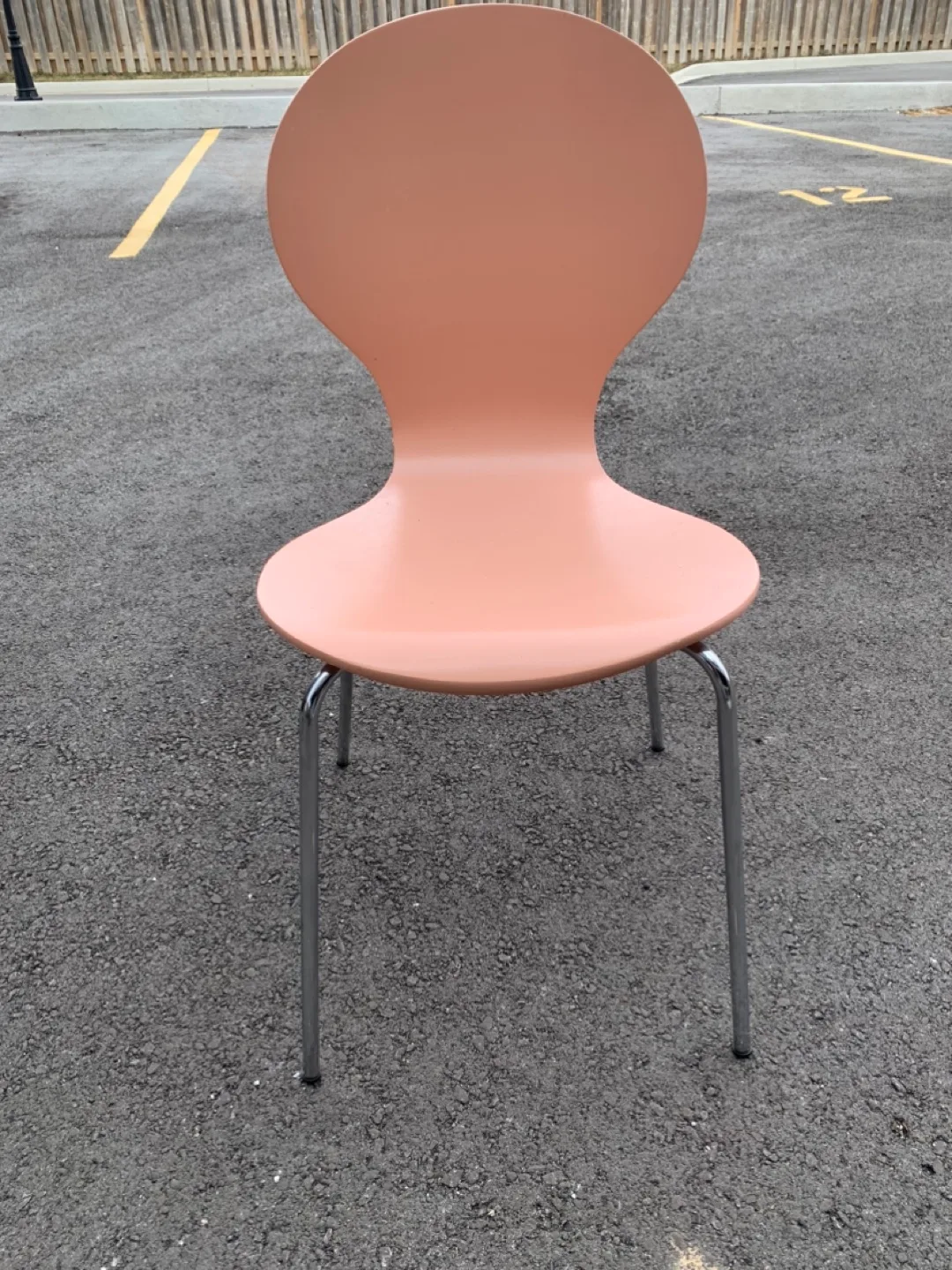 Pink Modern Dining Chair thumbnail