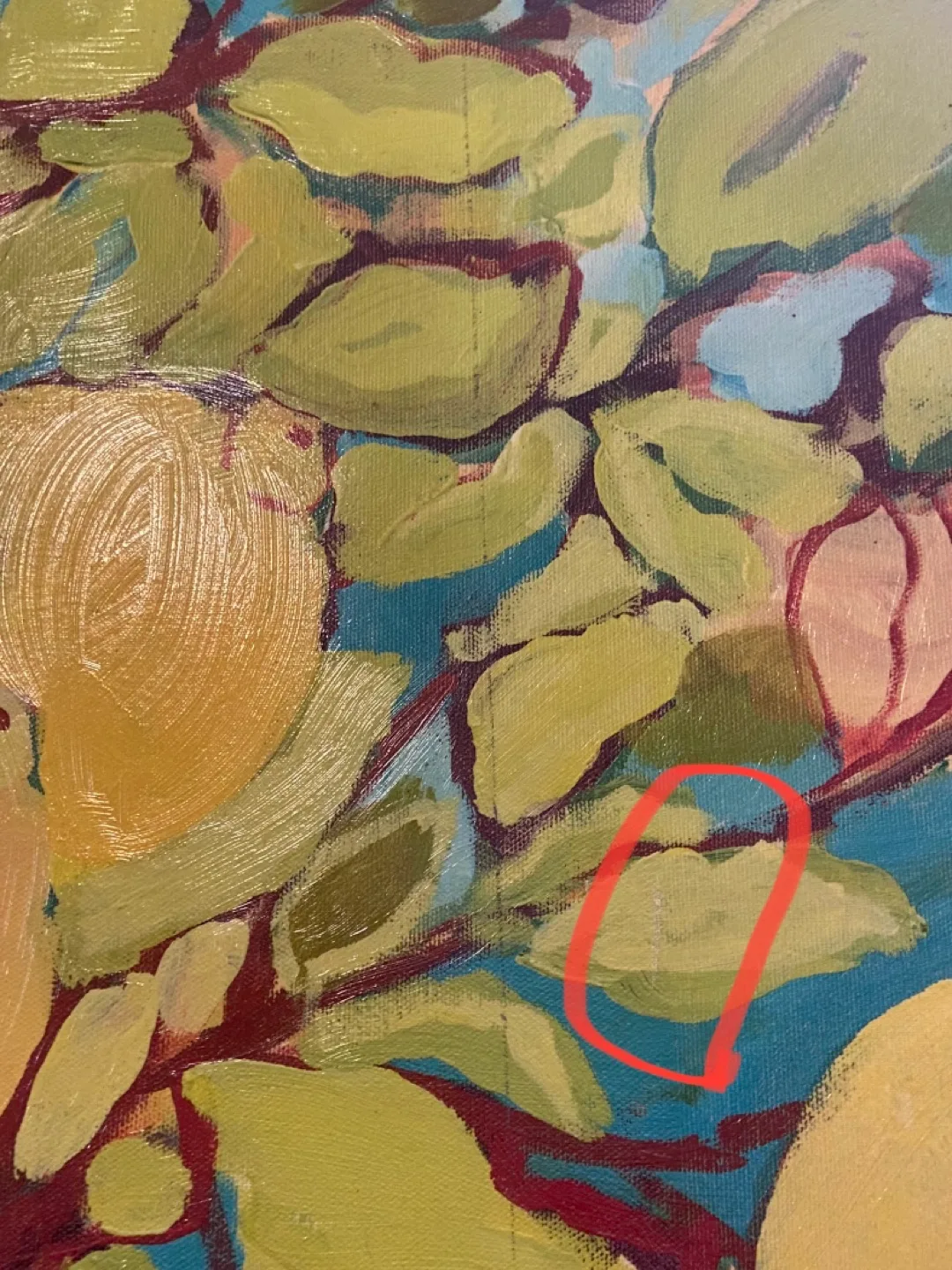 Large Lemon Tree Canvas Painting image indicator(5)