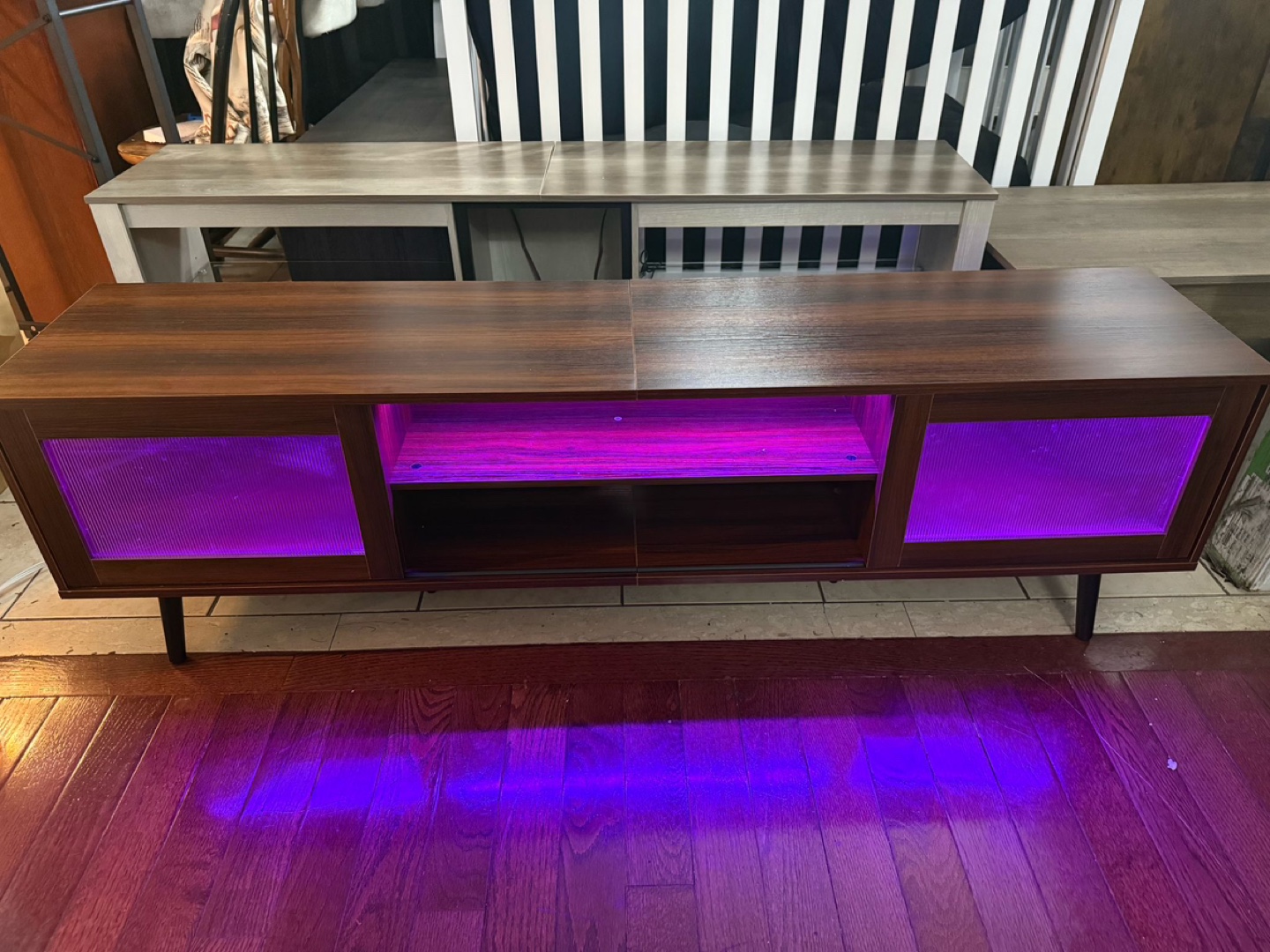 LED TV Stand with Colour Changing Lights