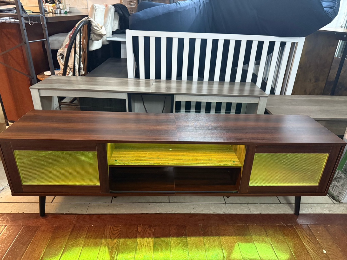 LED TV Stand with Colour Changing Lights - photo 2