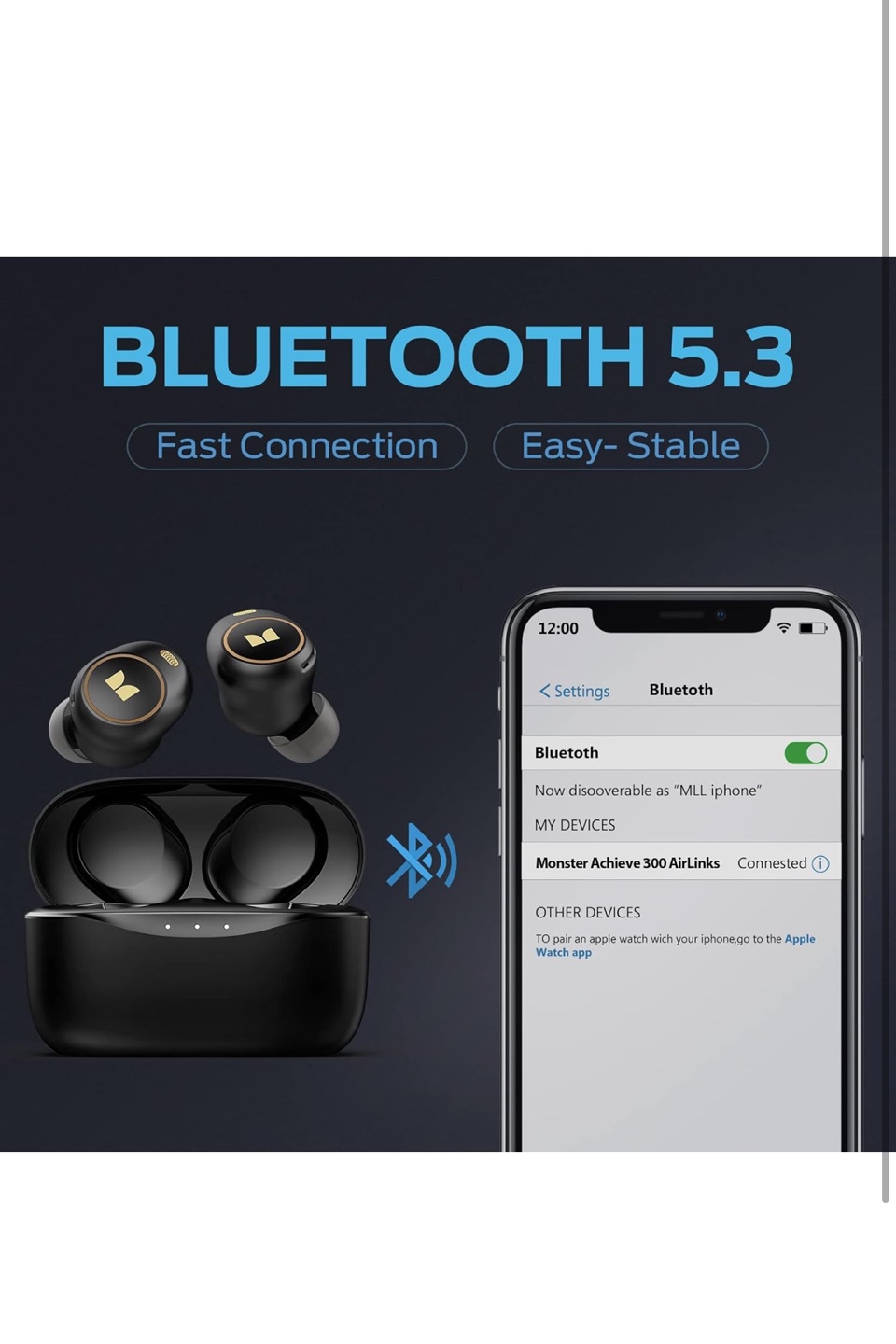 Monster Achieve 300 AirLinks Wireless Earbuds - photo 4