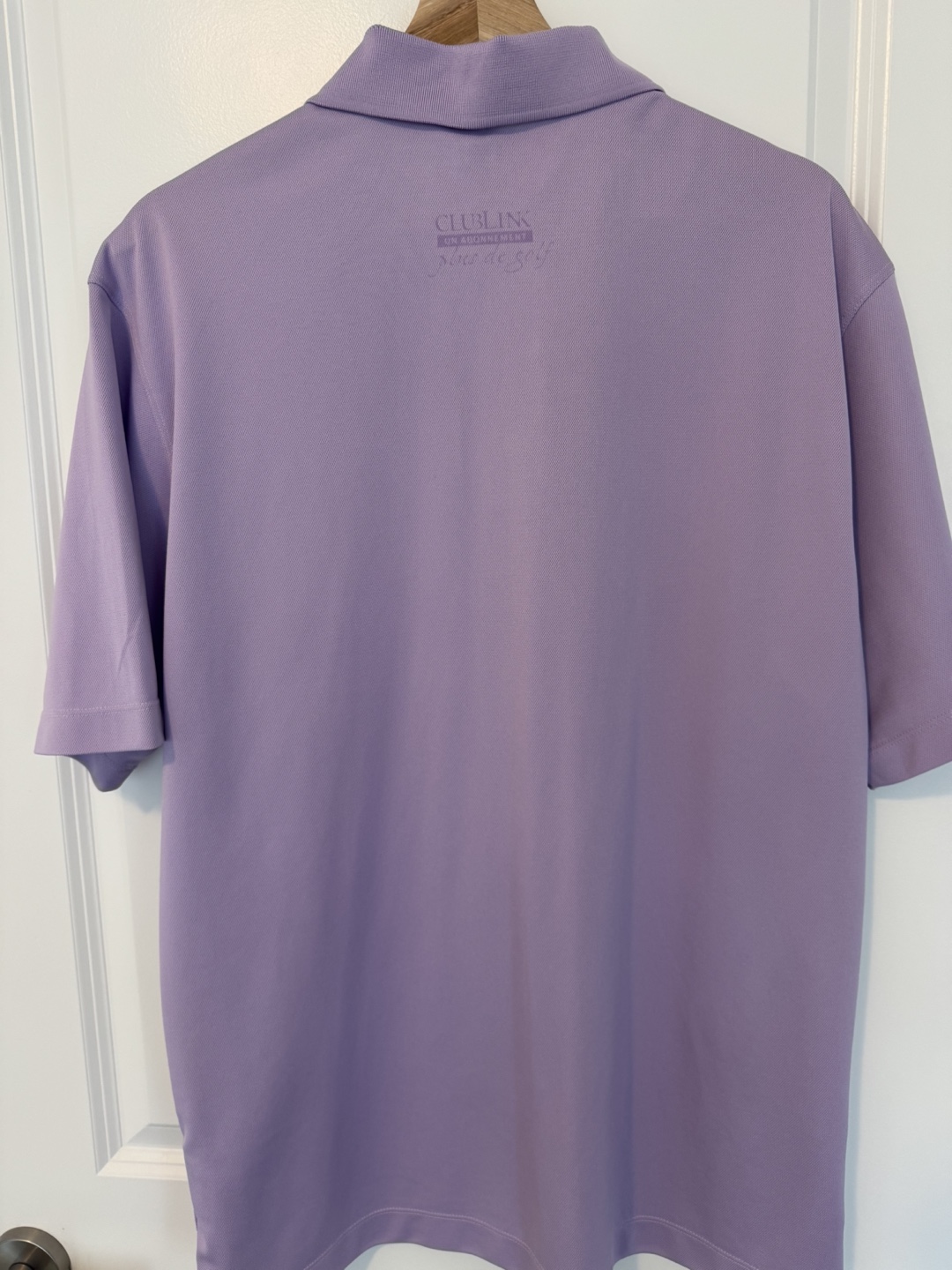 Nike Golf Dri-Fit Lavender Polo Shirt - Size Large - photo 4