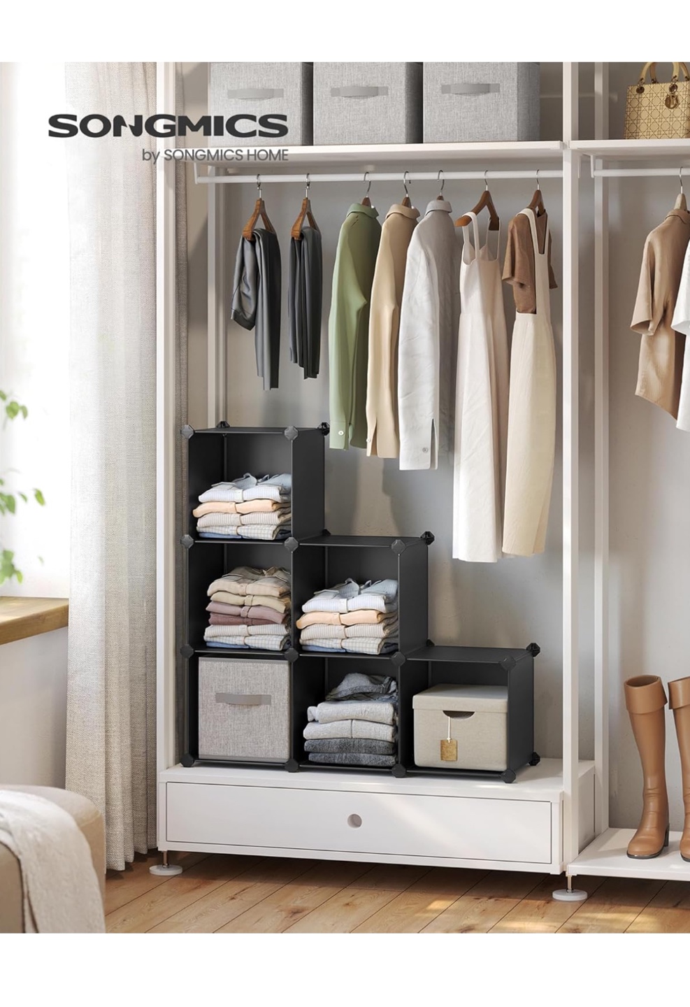 SONGMICS Expandable Cube Storage Organizer - photo 2
