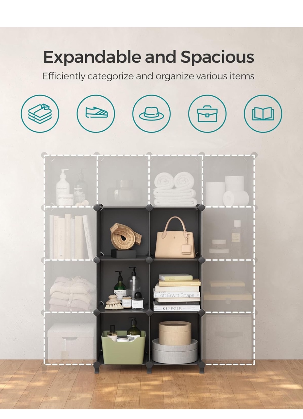 SONGMICS Expandable Cube Storage Organizer - photo 5
