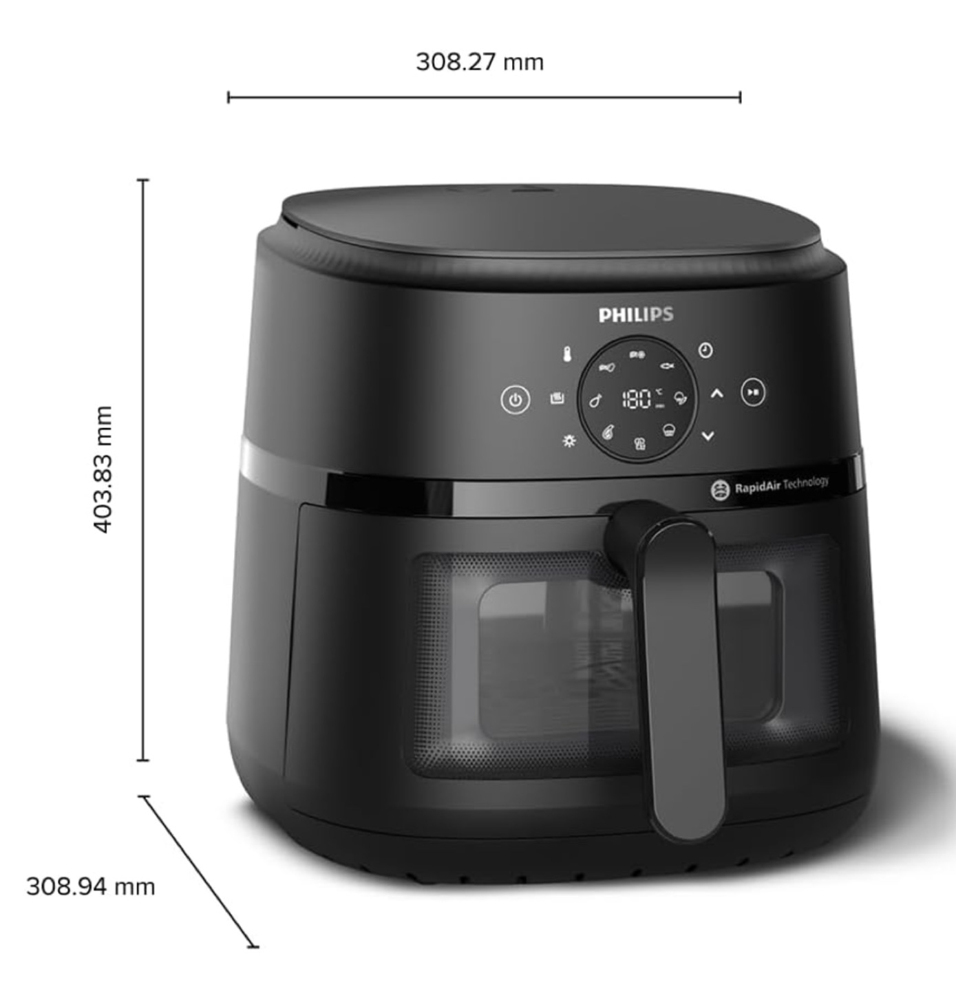 Philips Air Fryer 2000 Series, 6.6 Quarts (Black- Brand New) - photo 2