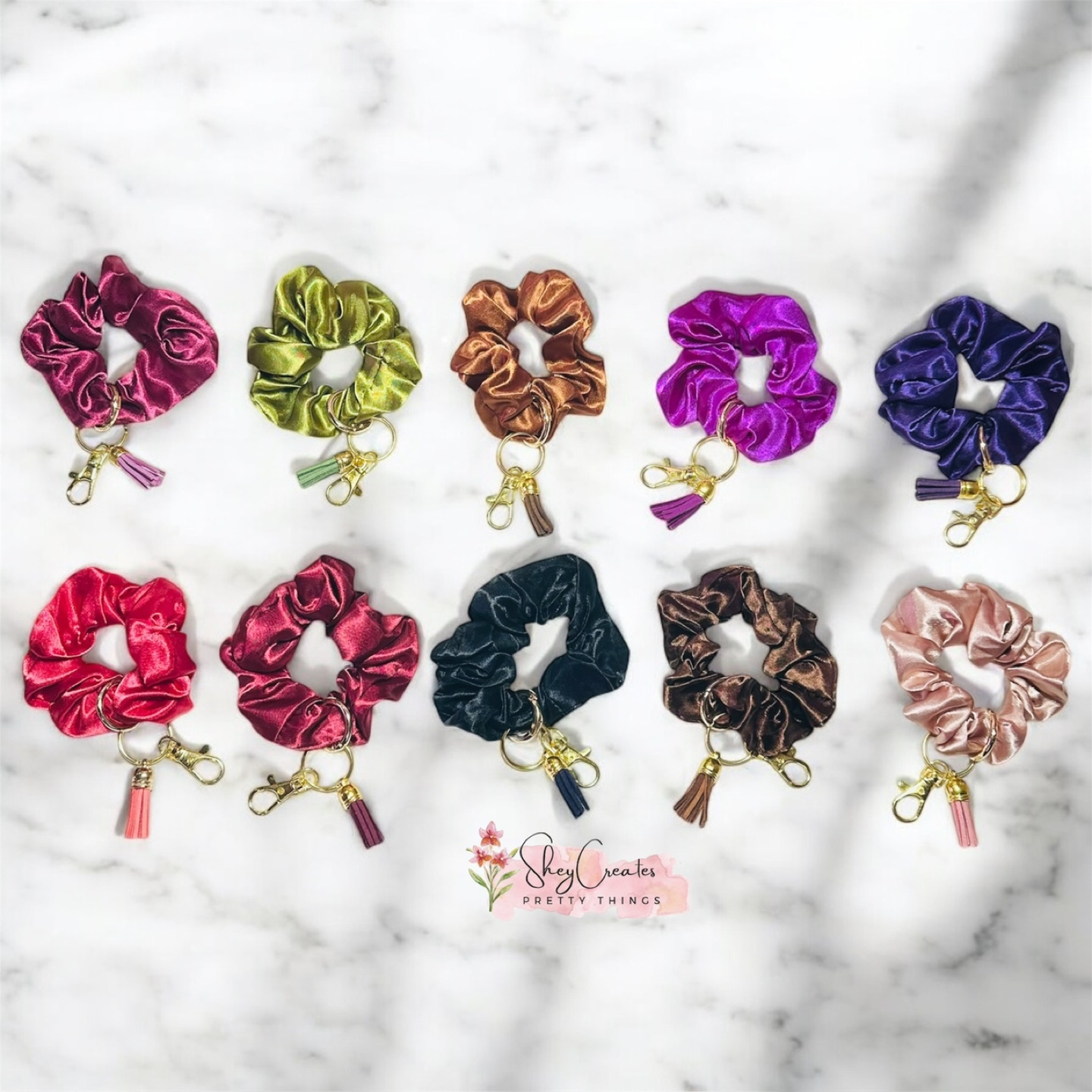 Silk Scrunchie Keyholder - photo 4