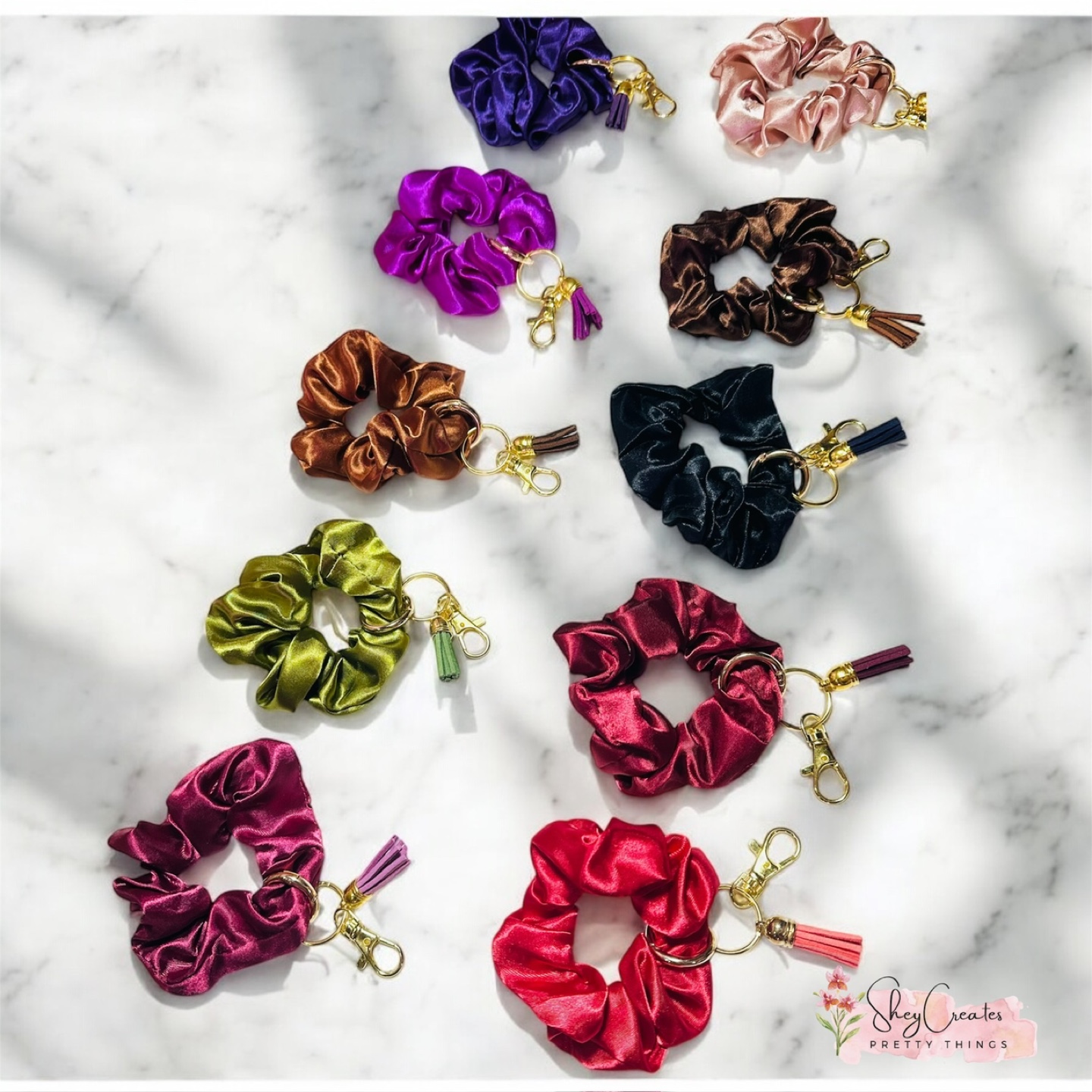 Silk Scrunchie Keyholder - photo 5