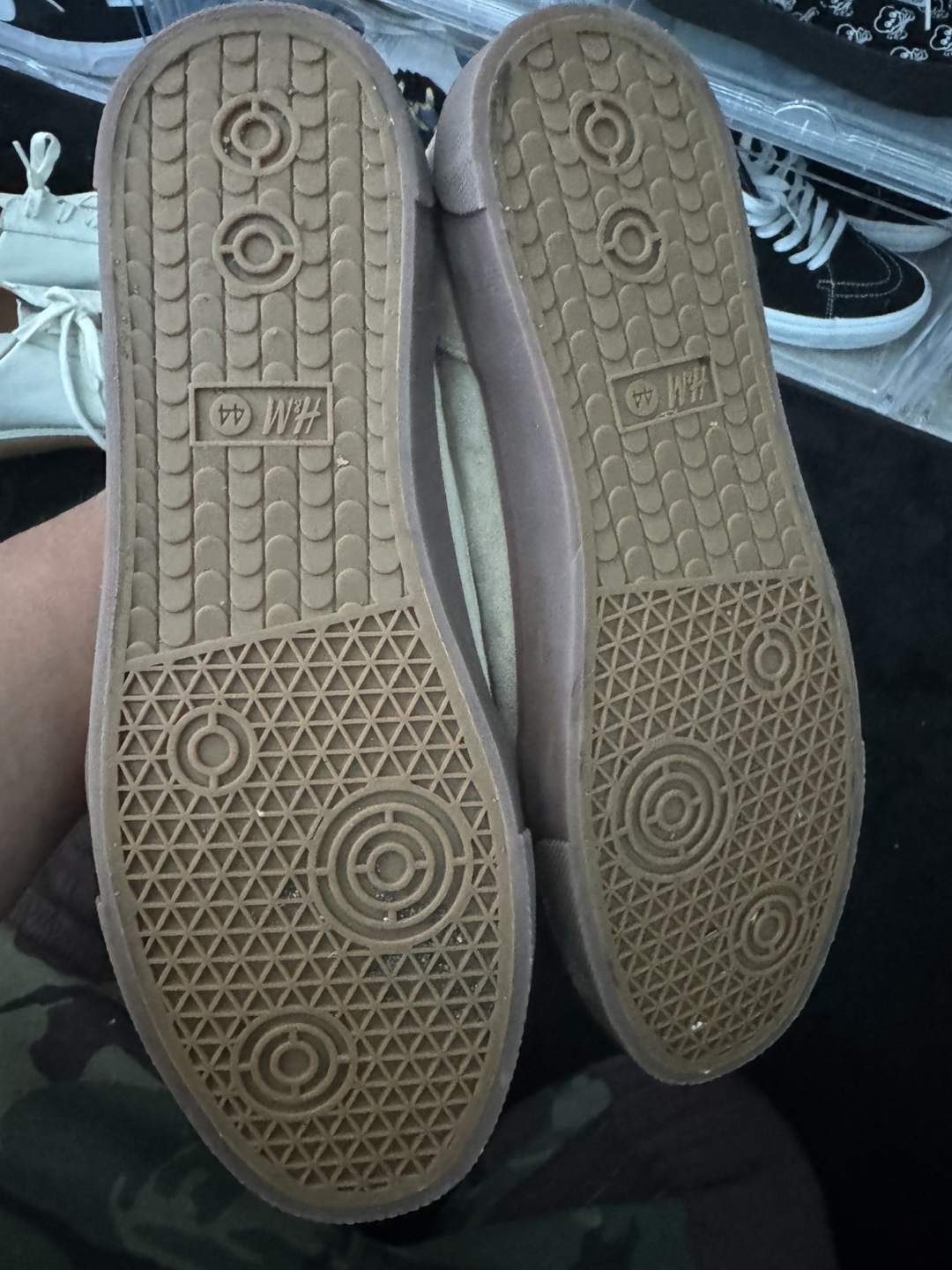 H&M Beige Suede Sneakers - Size 44 - photo 3