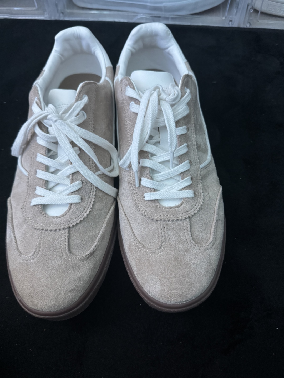 H&M Beige Suede Sneakers - Size 44 - photo 2