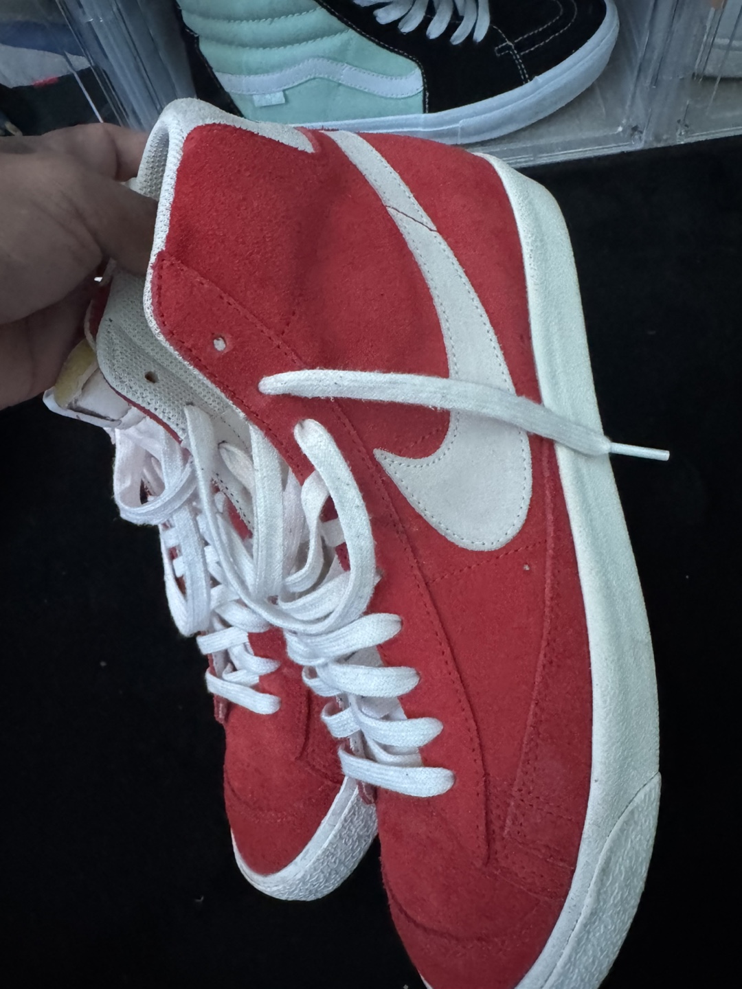 Nike Blazer Mid 77 Suede Habanero Red-White-Sail Sz 11 - photo 2