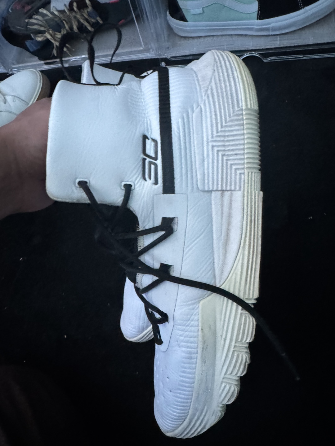 Under Armour Curry 3 Zero White/Black Men's Basketball Shoes - photo 2