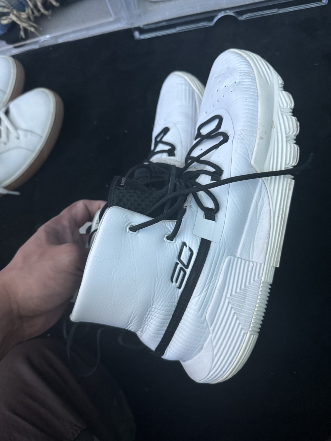 Under Armour Curry 3 Zero White/Black Men's Basketball Shoes