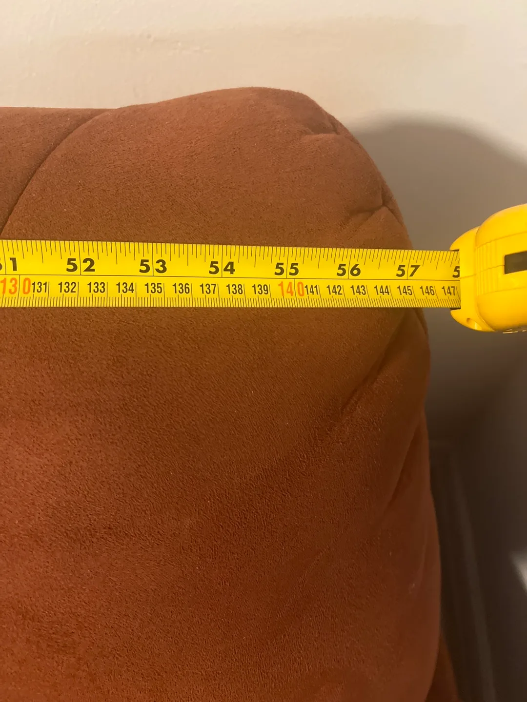 Reclining Loveseat - Rust-Colored Microfibre image indicator(3)