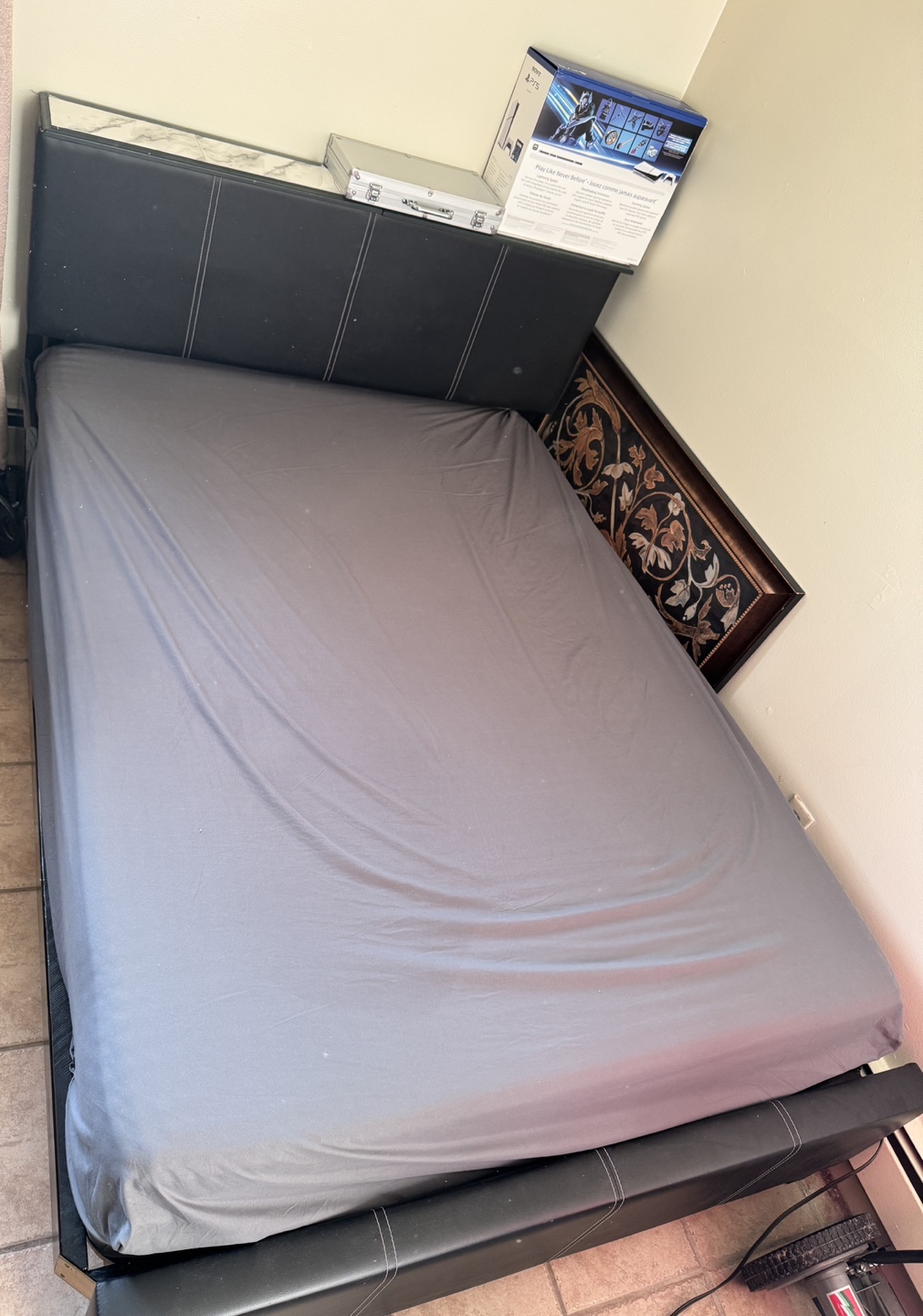 Double Platform Bed Frame with Storage Drawers