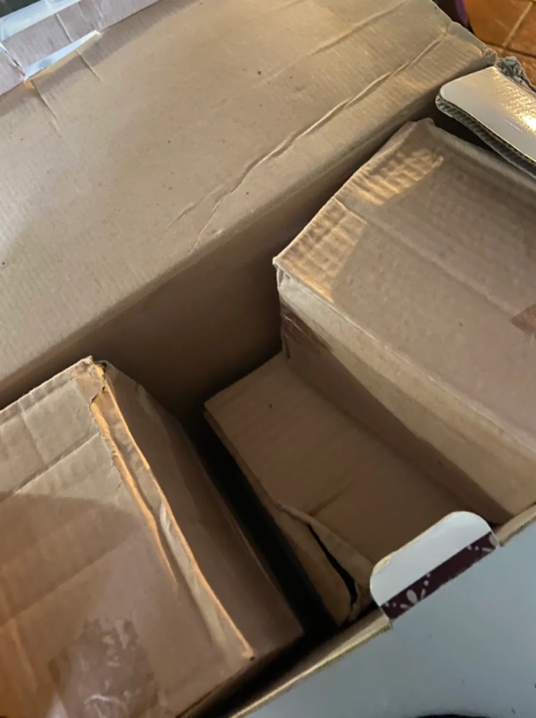 Set of 3 Cracked-Glass Wall Candle Holders with Wooden Bases image indicator(7)