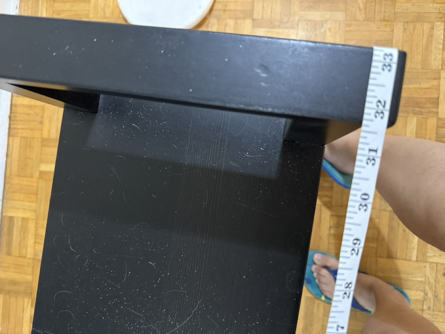 Black Shoe Rack Bench - photo 2
