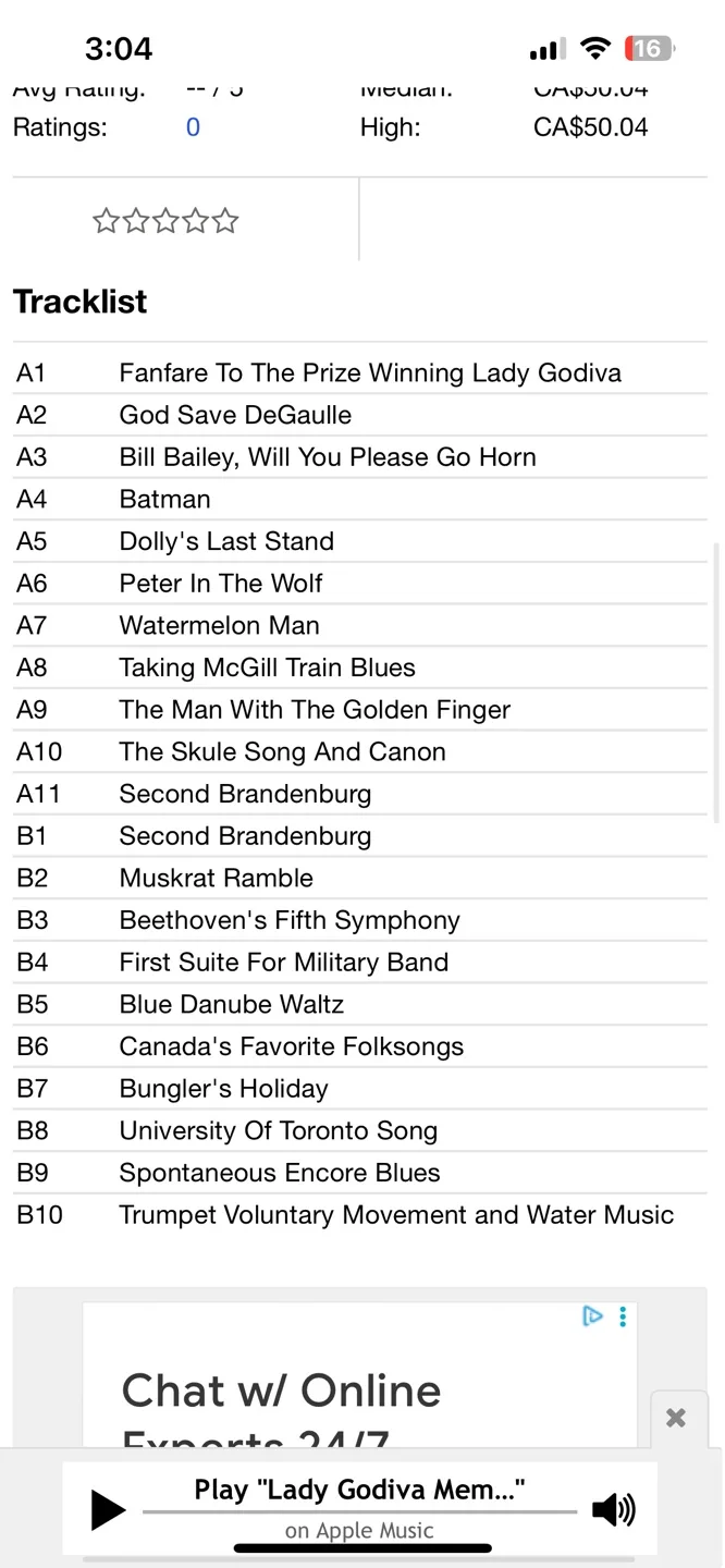 1967 record album art The Lady Godiva Memorial Band Blows SKULE image indicator(7)