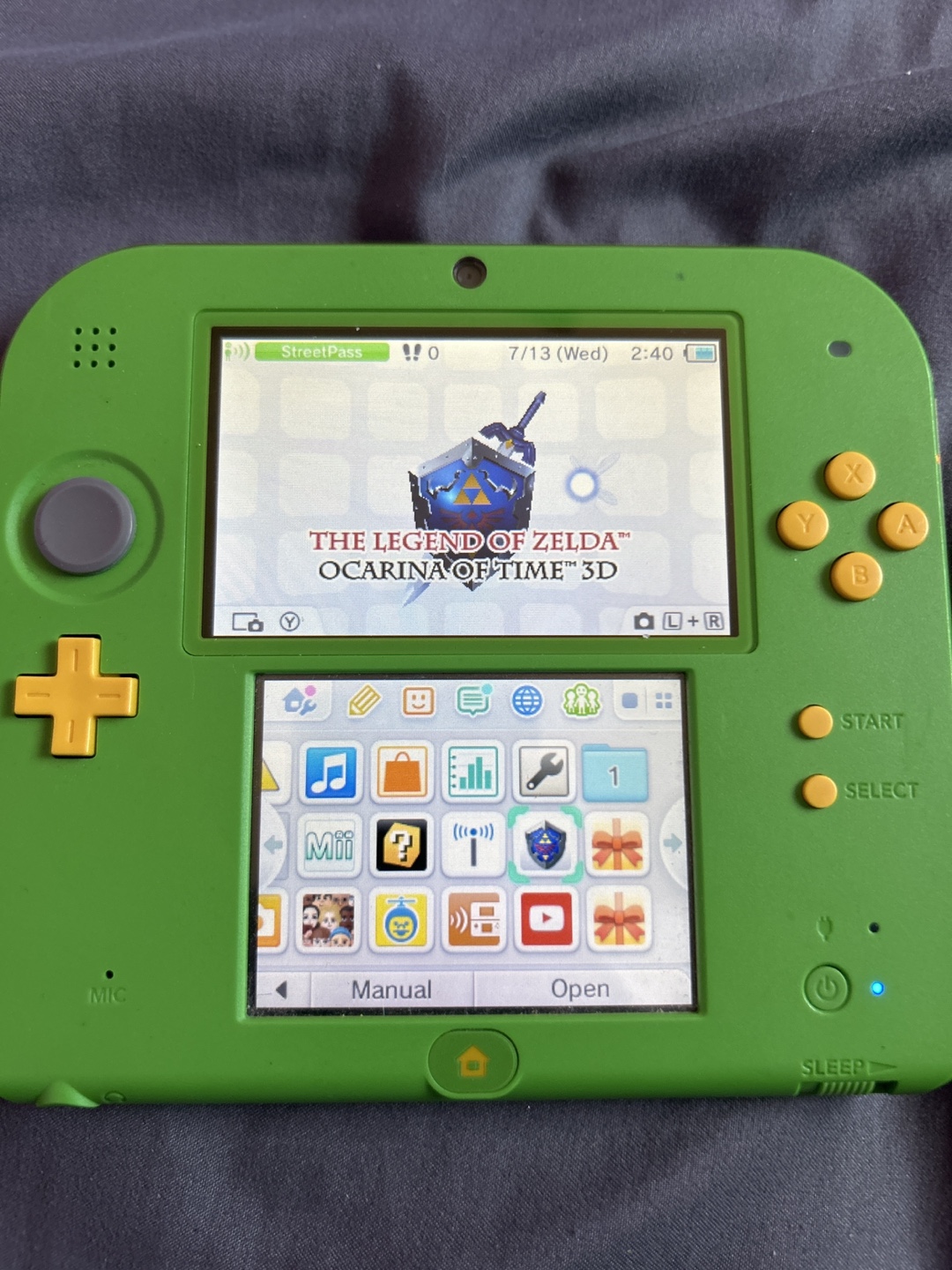 Nintendo 3DS XL Zelda edition Handheld Gaming System