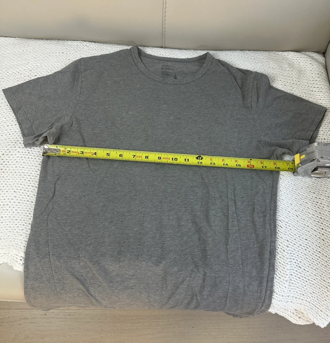 🌸 Lot (7) M (S) Jockey Men's Gray T-Shirts #freecycle image indicator(6)