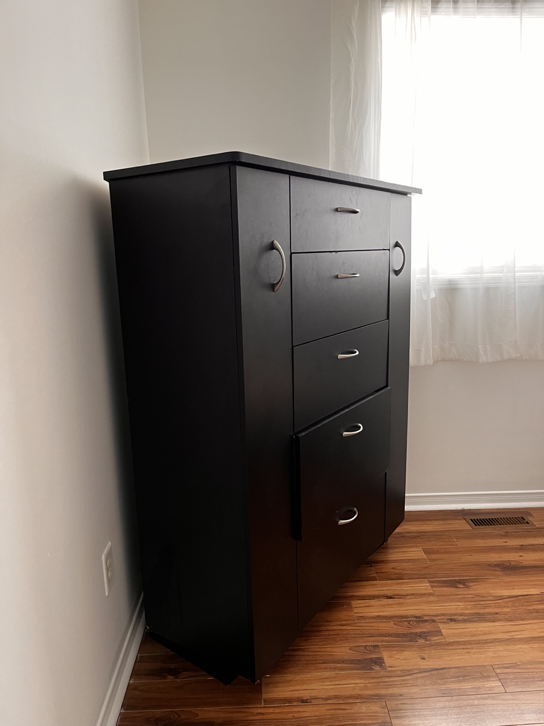 Black Corner Chest of Drawers - photo 3