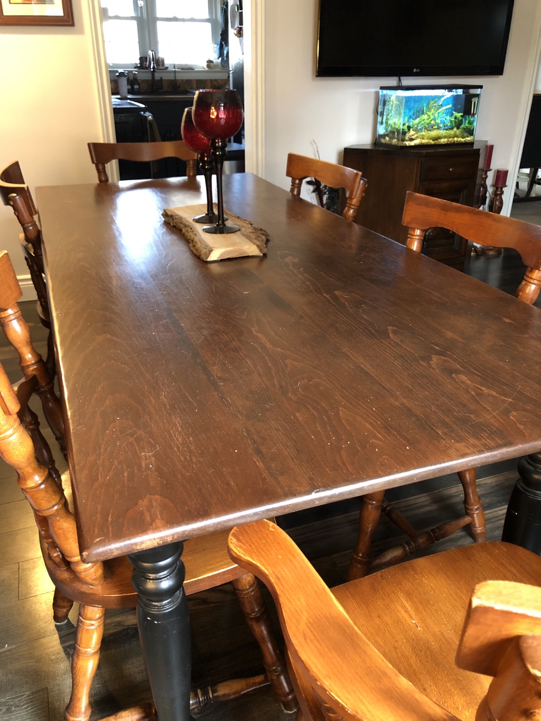 Dining room/kitchen table and chairs - photo 2
