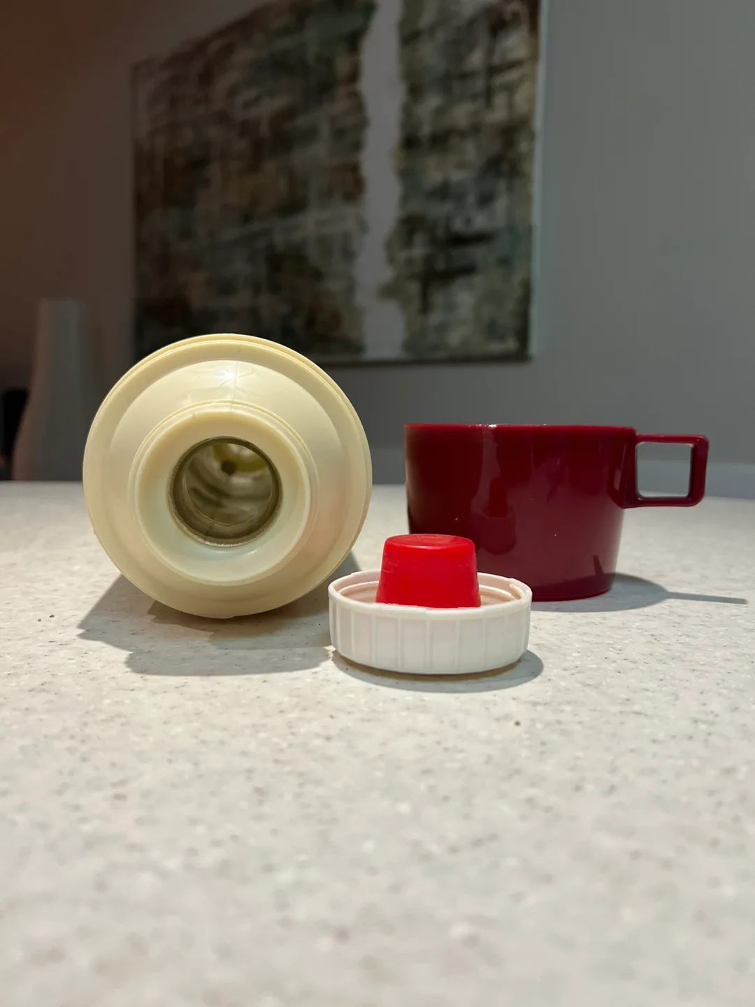 Vintage Tim Hortons Thermos & Cup image indicator(3)