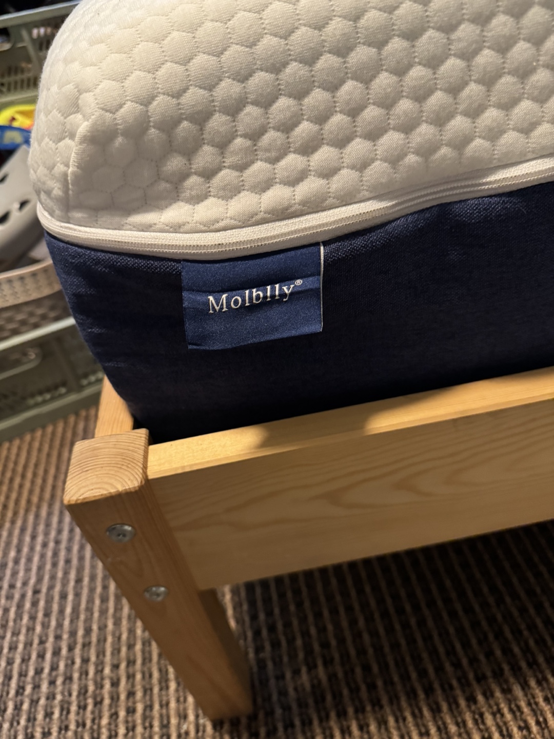 Single bed frame with Molblly mattress - photo 2