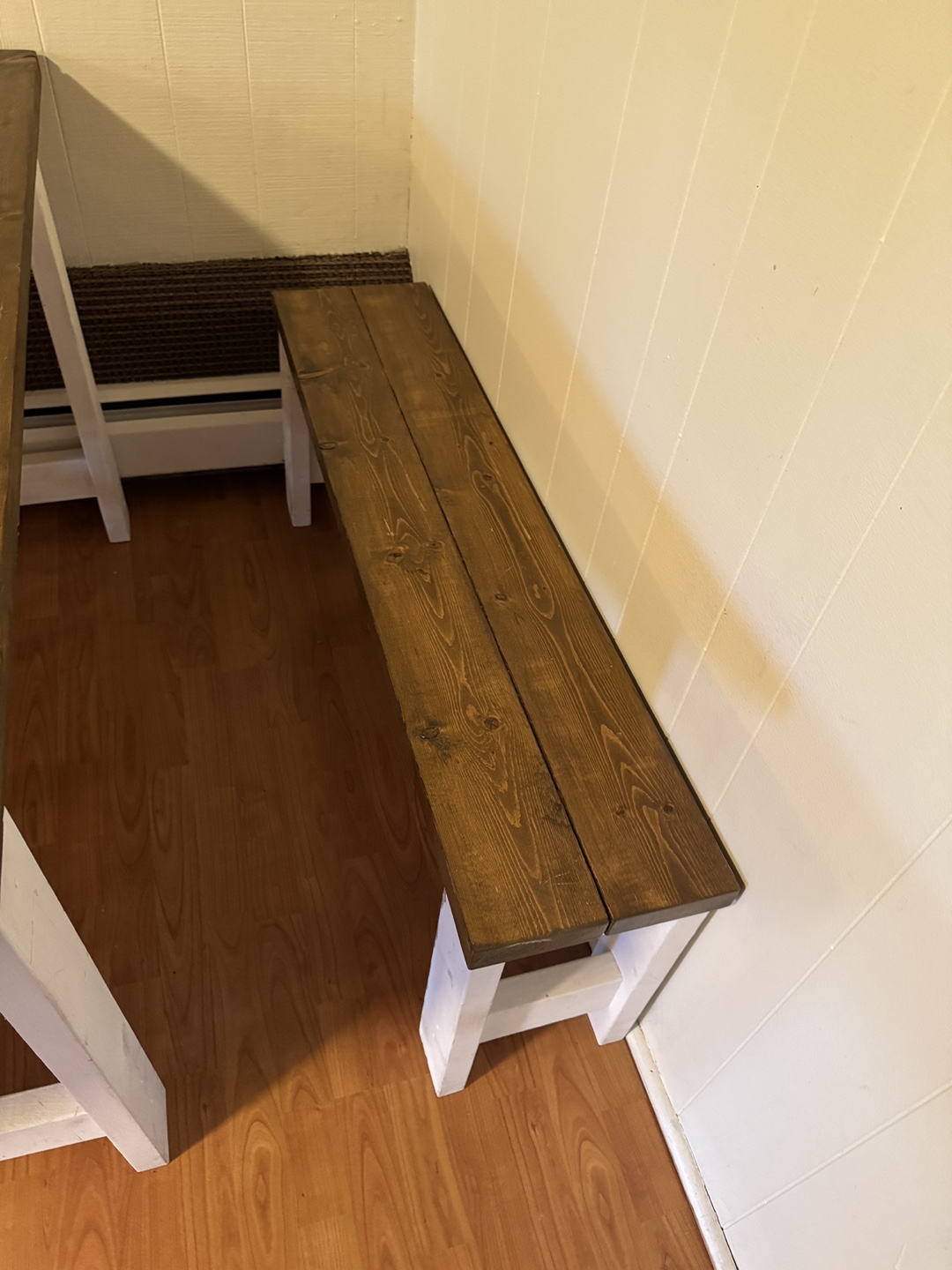 Farmhouse Dining Table Set with Bench and Two Chairs - photo 4