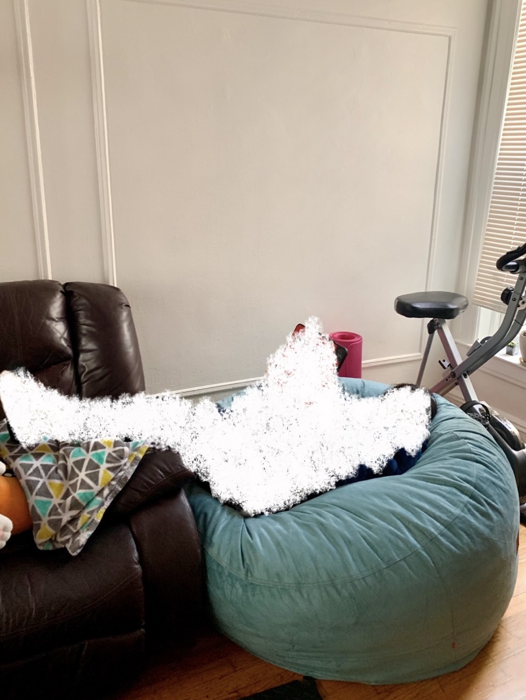 Beanbag Chair & Queen size bed - photo 3