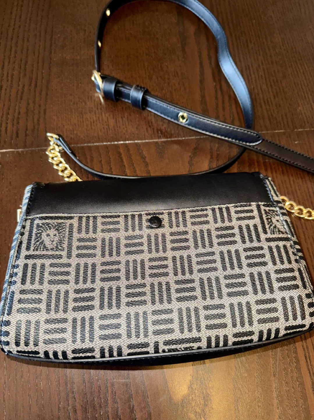 Anne Klein Black and Grey Crossbody Bag - photo 2