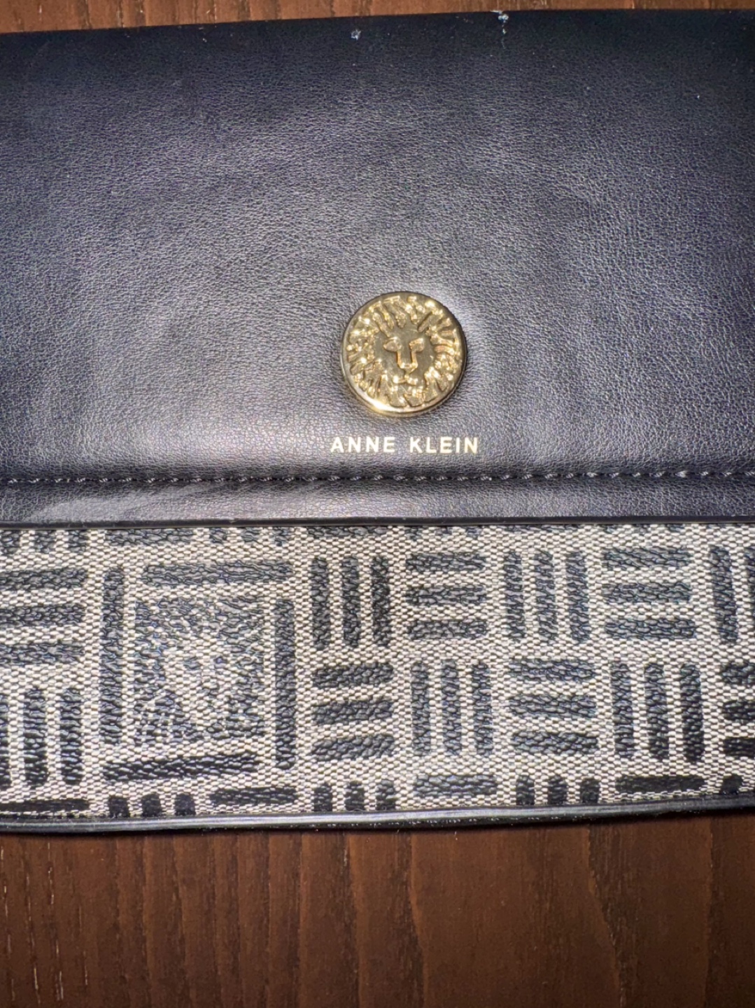Anne Klein Black and Grey Crossbody Bag - photo 3