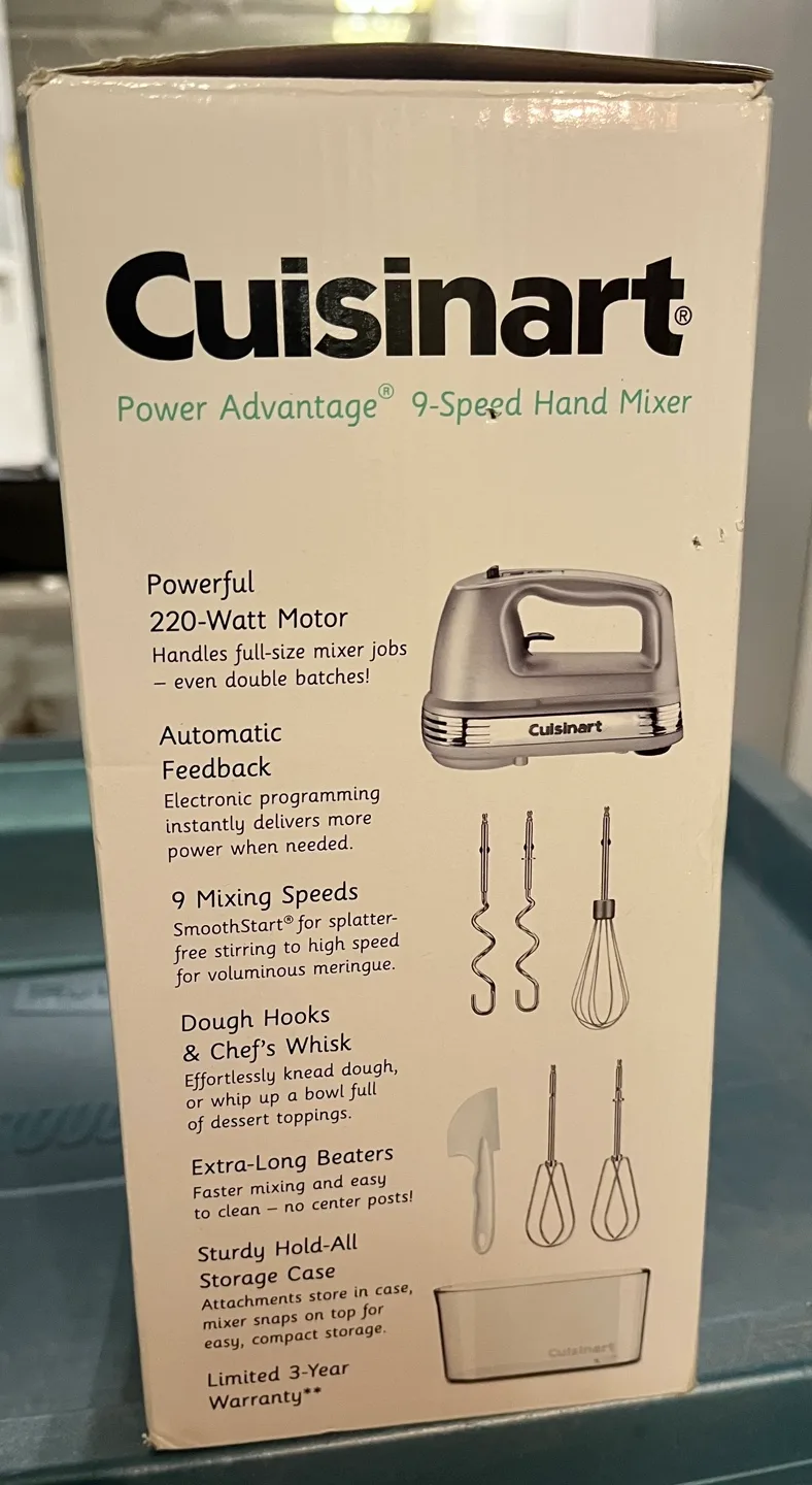 Cuisinart Power Advantage 9-Speed Hand Mixer image indicator(3)