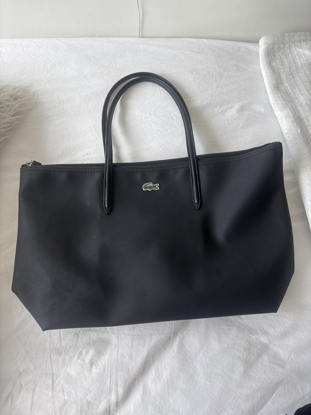 Lacoste Black Tote Bag