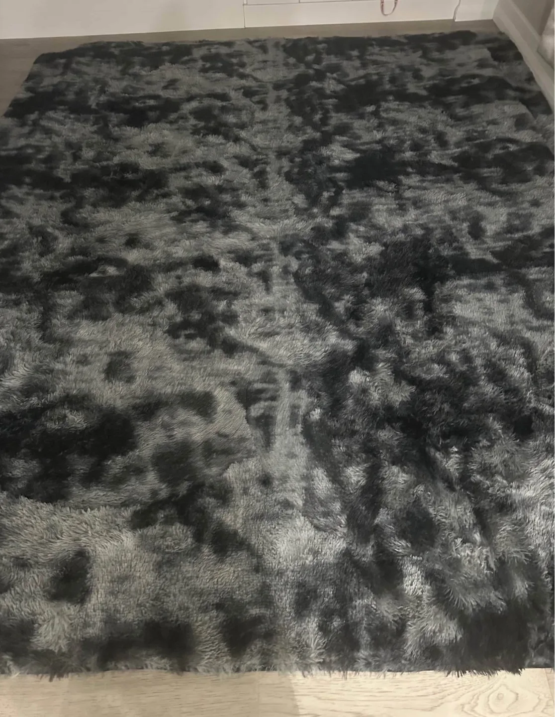 Grey Shag Rug - Soft Fluffy Carpet 8×10 image indicator(5)