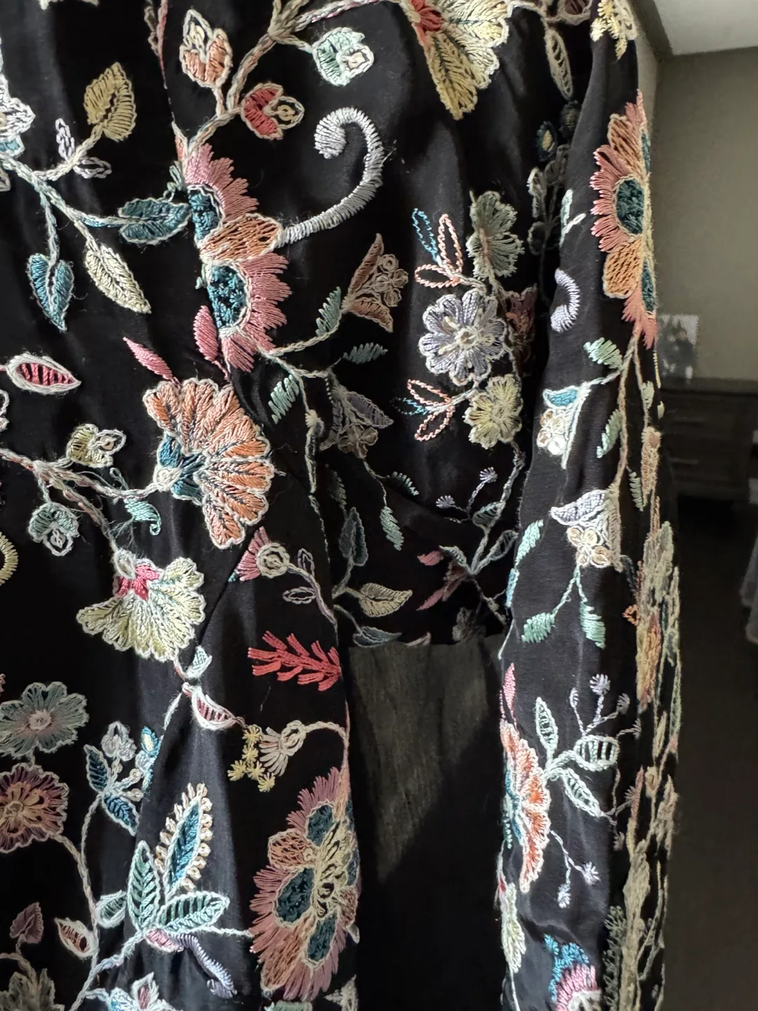 Gorgeous Black Embroidered Anarkali Suit thumbnail