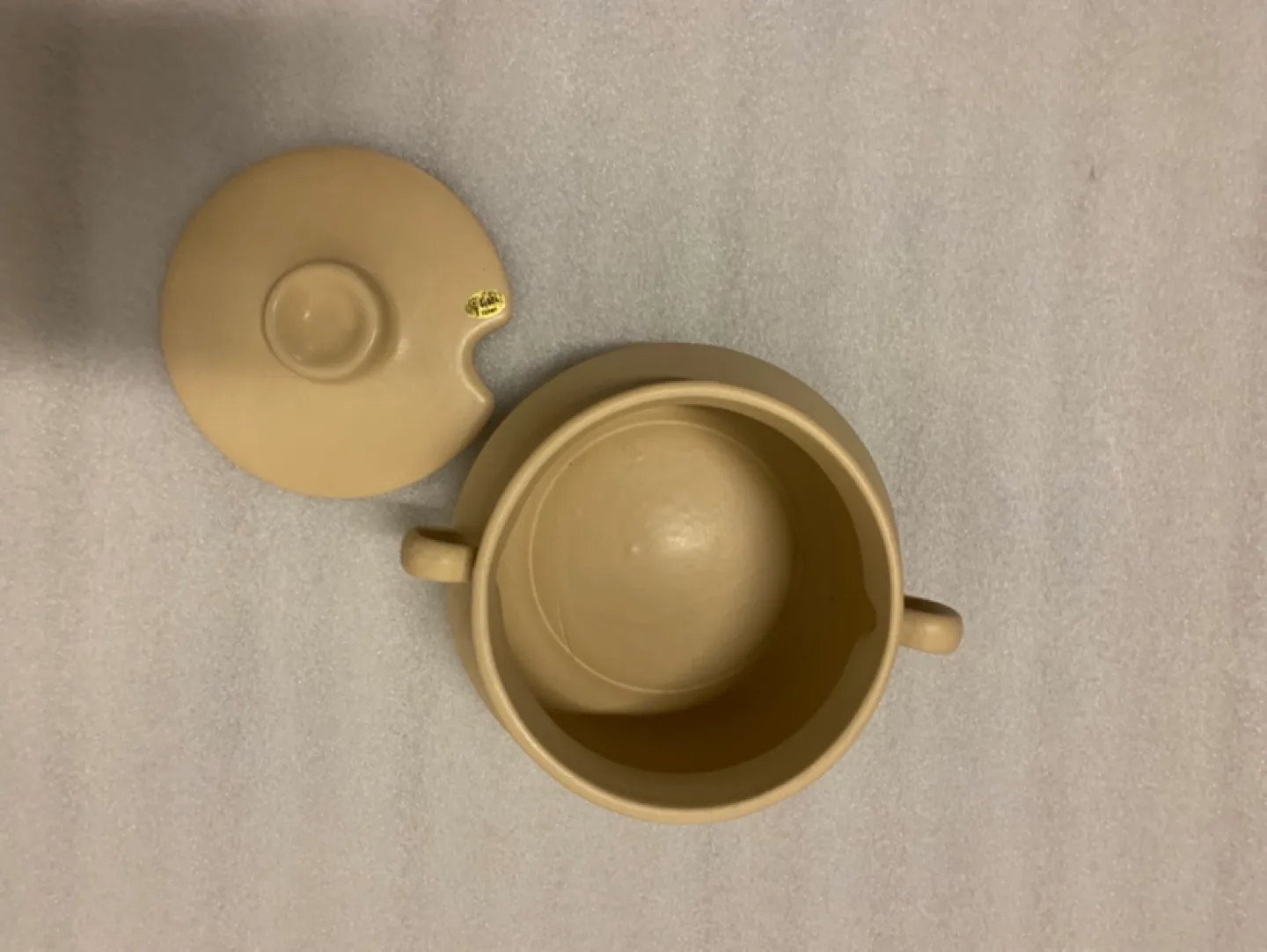 Vintage Ofiori Forno Pottery Serving Bowl with Lid image indicator(2)