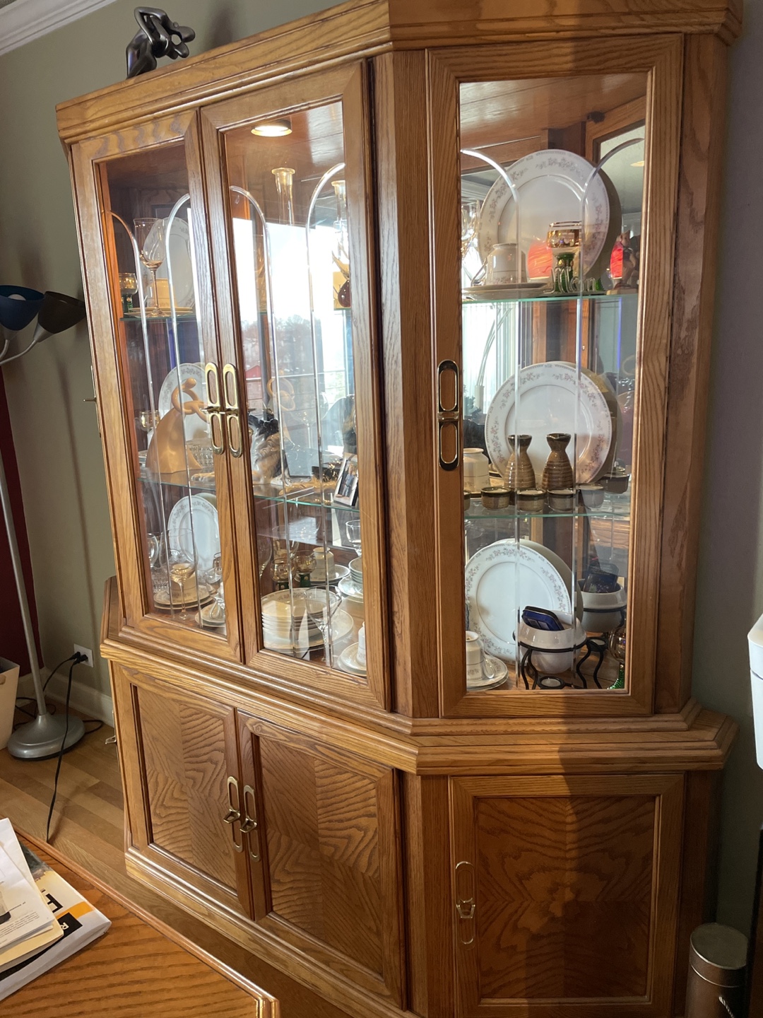 Curio Cabinet China Hutch - photo 5