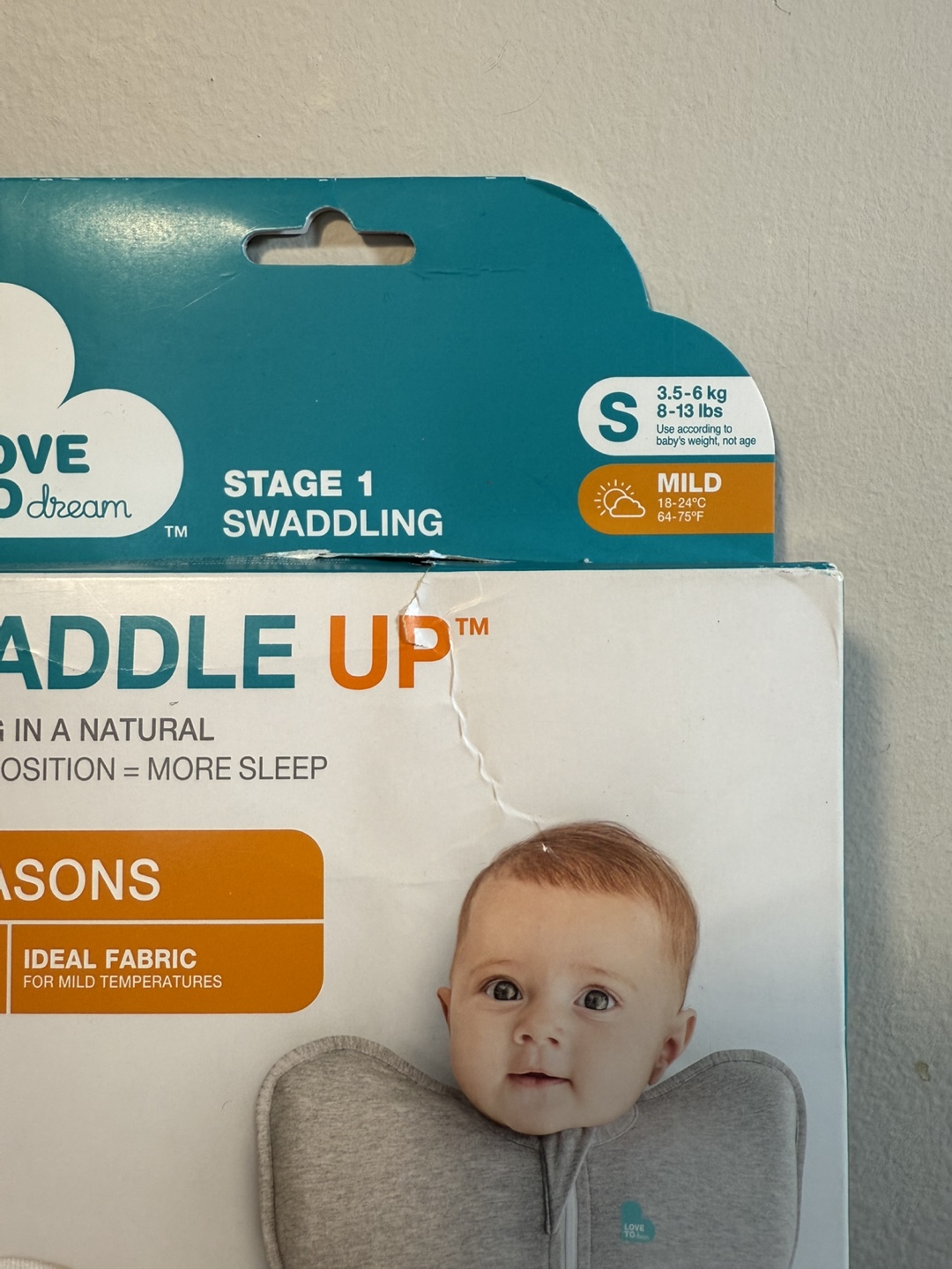 Love To Dream Swaddle UP Stage 1 Swaddling Wrap - Size S - photo 2