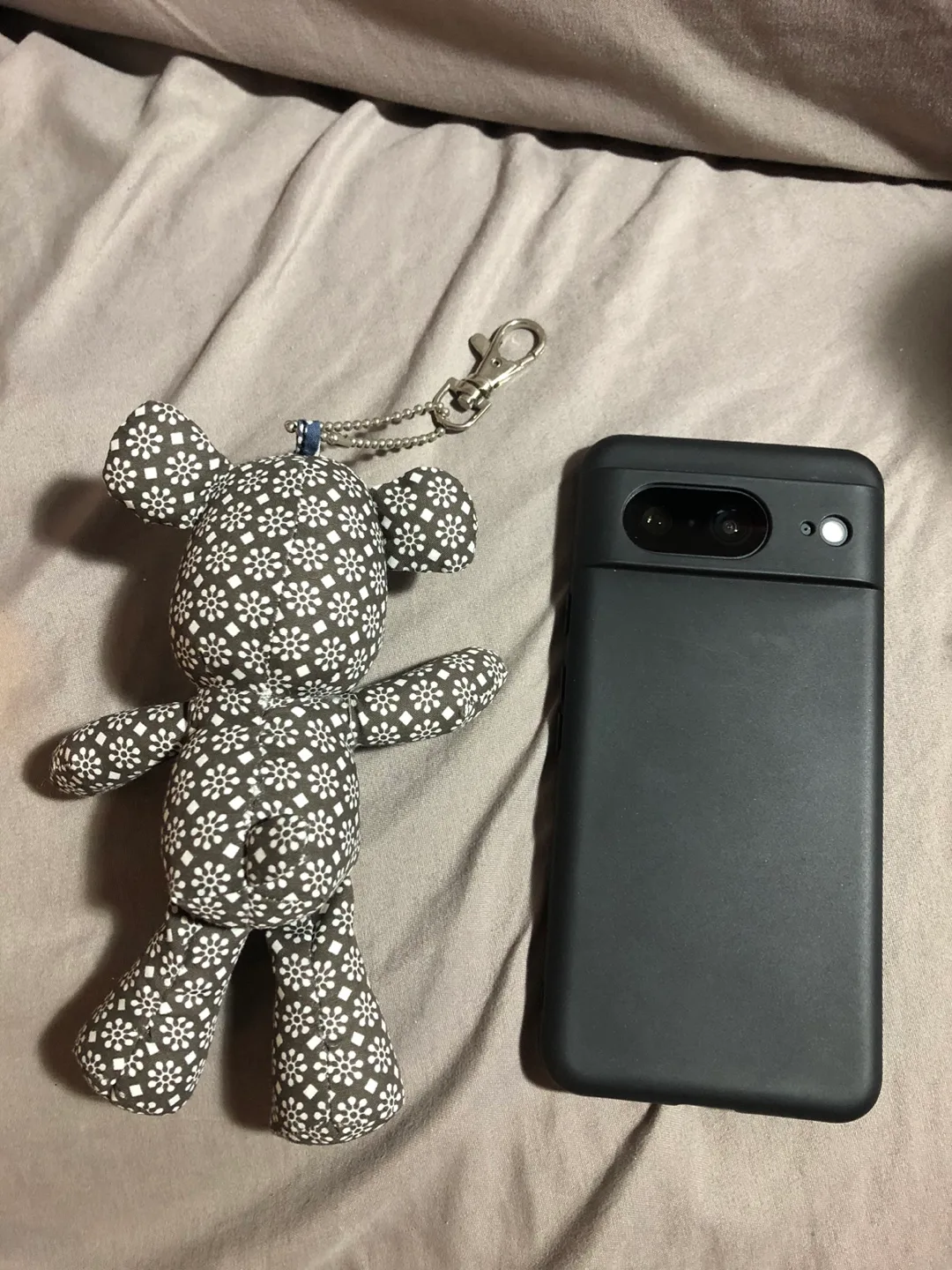 Adorable patterned teddy bear keychain image indicator(2)