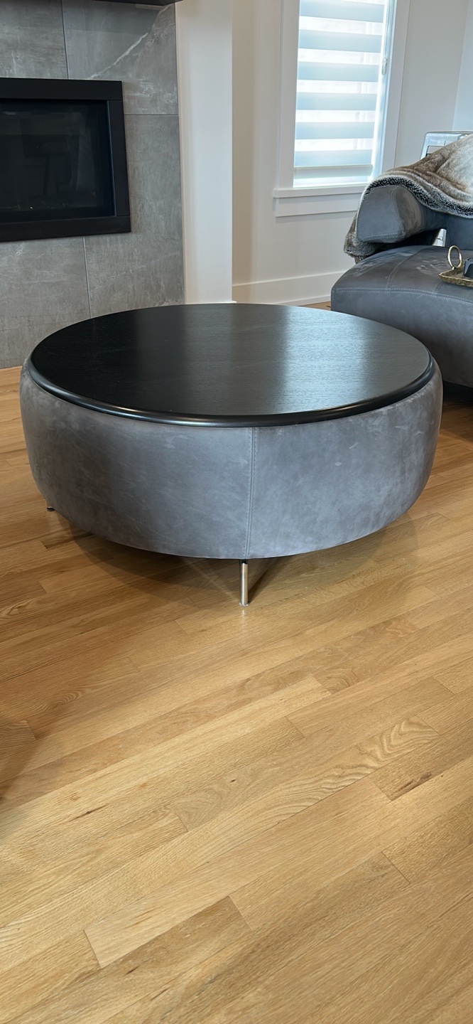 Upper Room Round Table Top Ottoman - photo 2