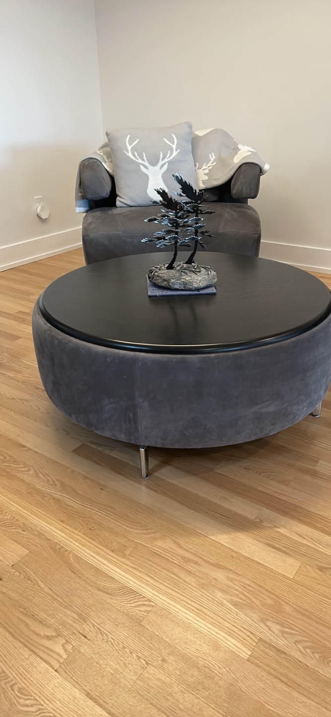 Upper Room Round Table Top Ottoman