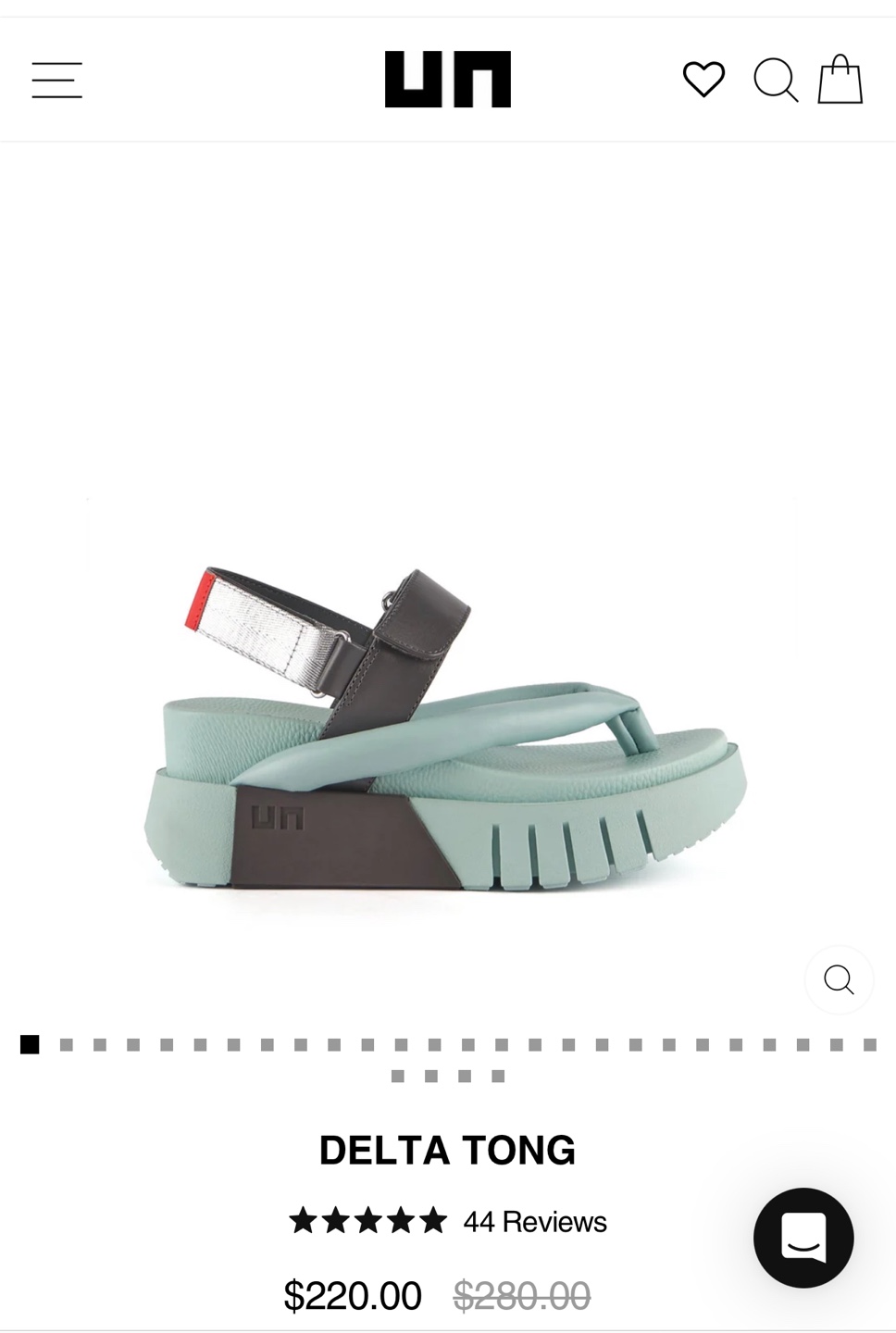 United Nude Delta Tong Sandals - Mint Green - photo 3