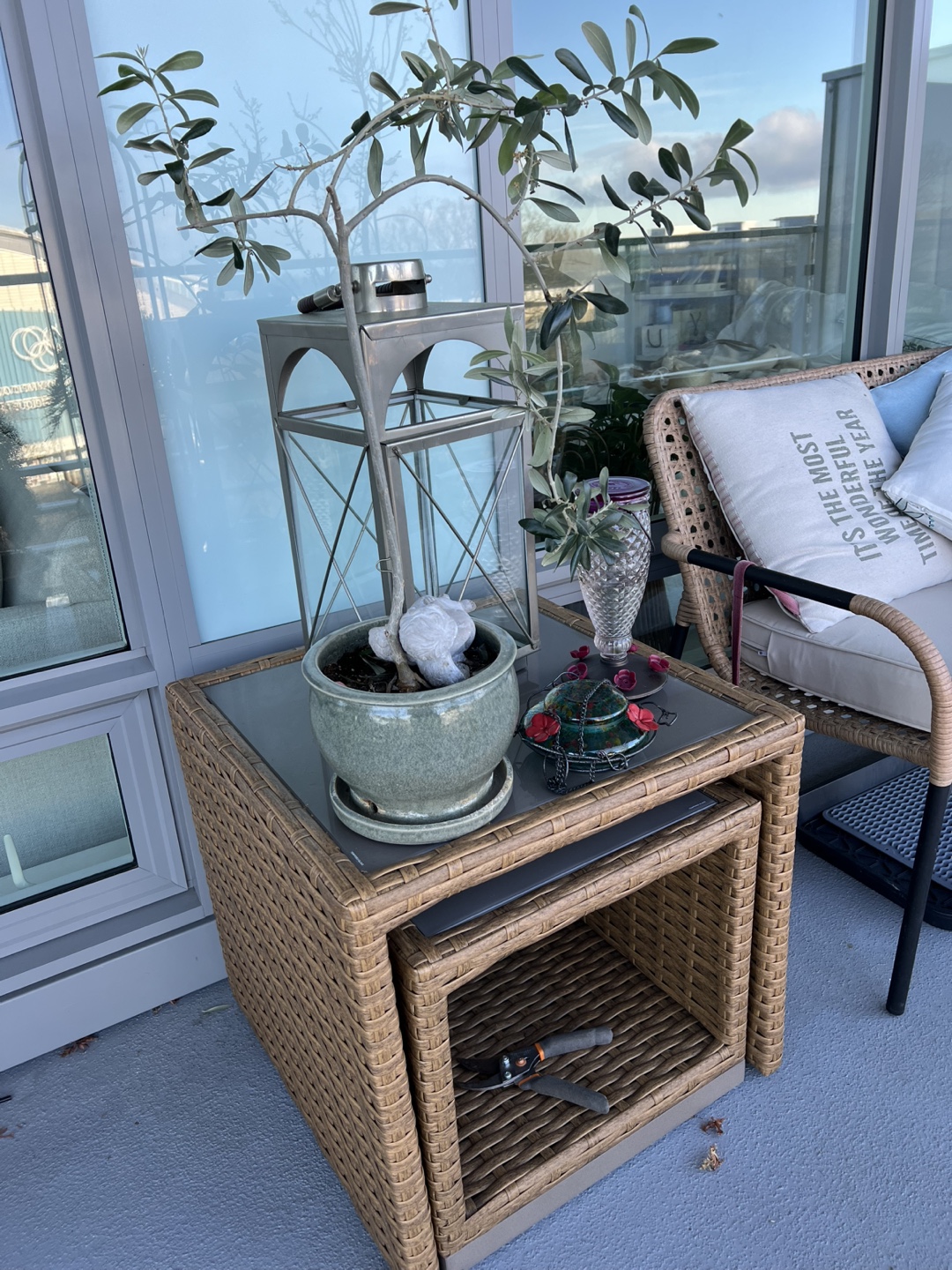 GluckSteinHome Sedona Patio Nesting Tables - Set of 2 - photo 3
