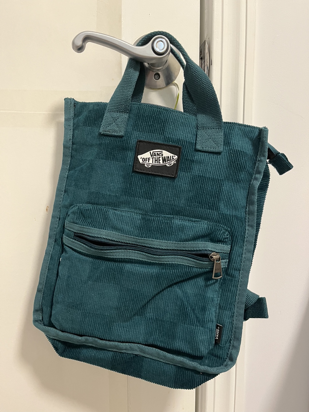 Vans Teal Corduroy Mini Backpack