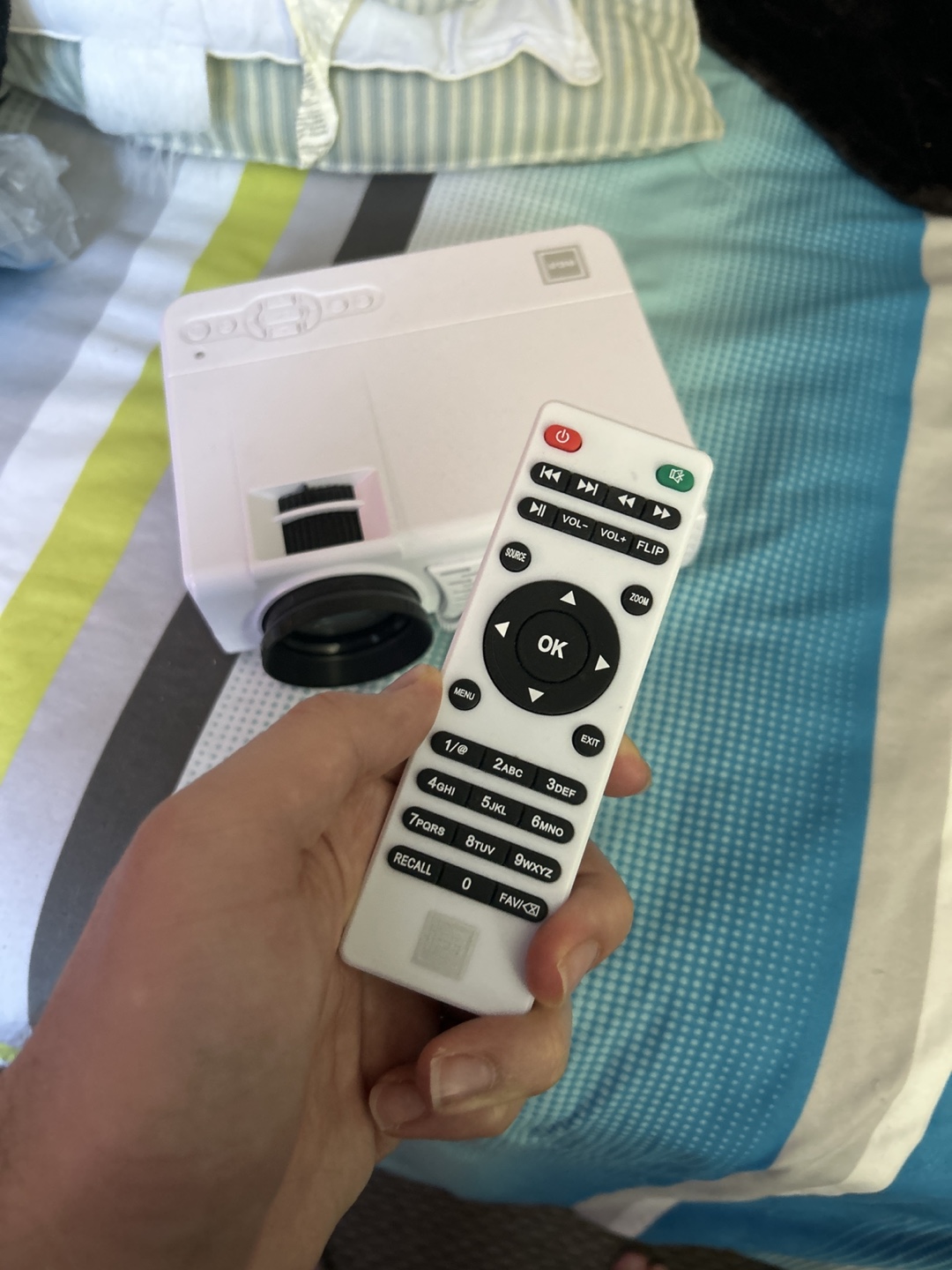 Mini Portable Projector with Remote - photo 3